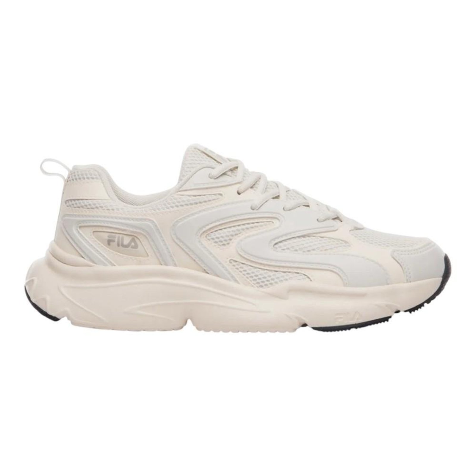Tênis Fila Buzzard Bold Branco e Bege Masculino Branco