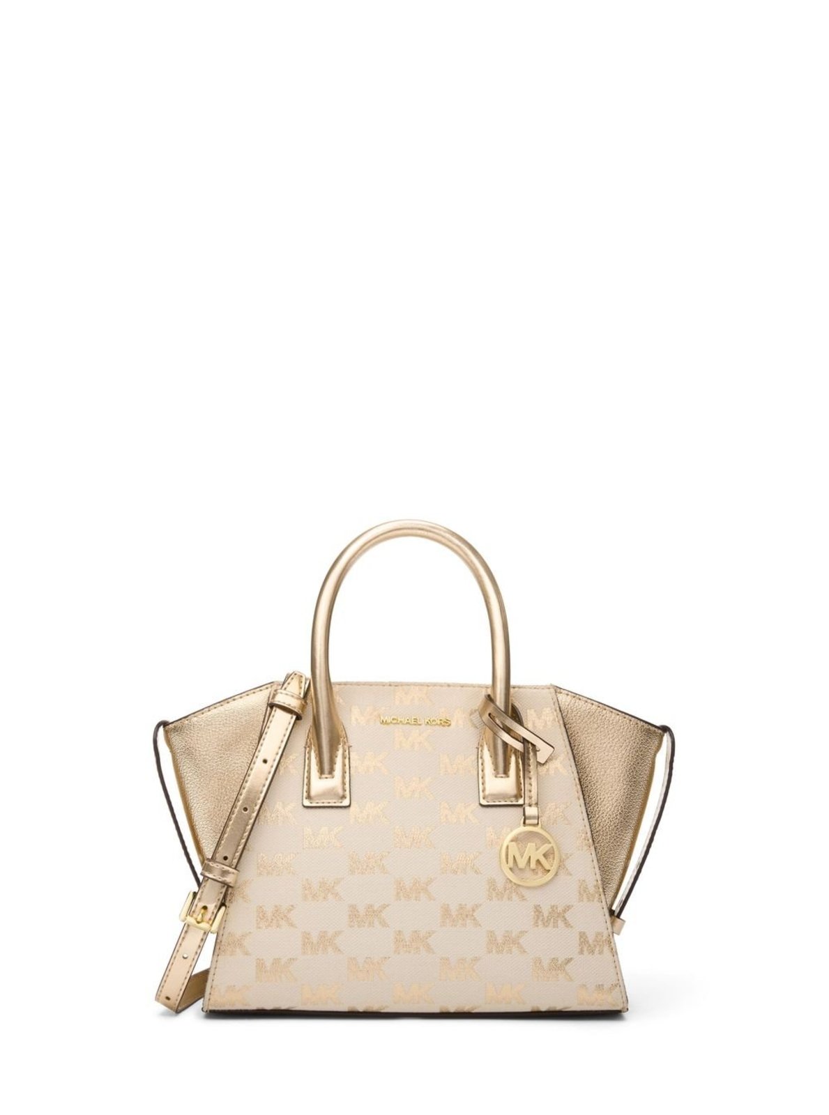 Vista 2 Bolsa Tiracolo Avril Logo Pequena 35S5g4vs1u740 dourado dourado