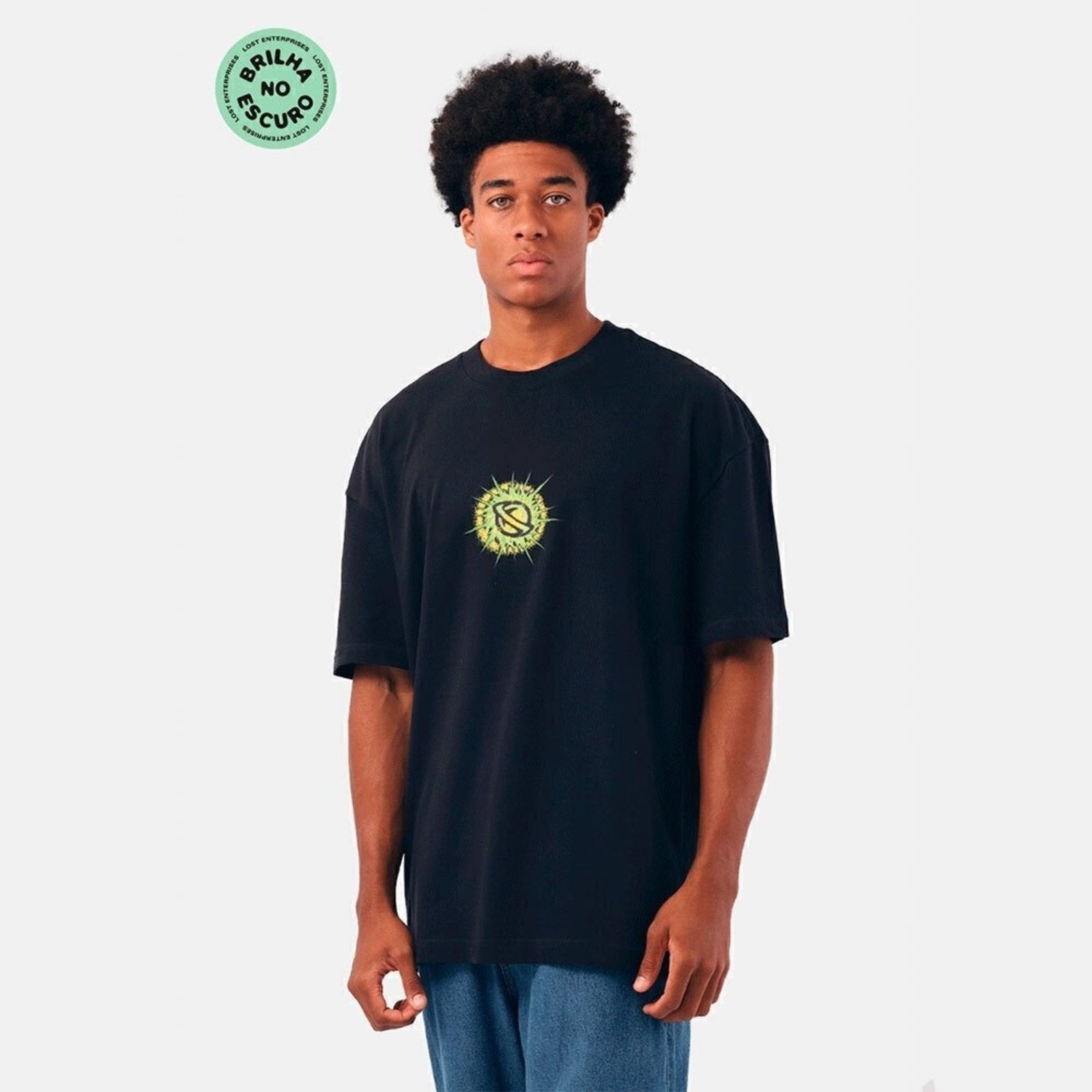 T-Shirt Wizard Skull Preto