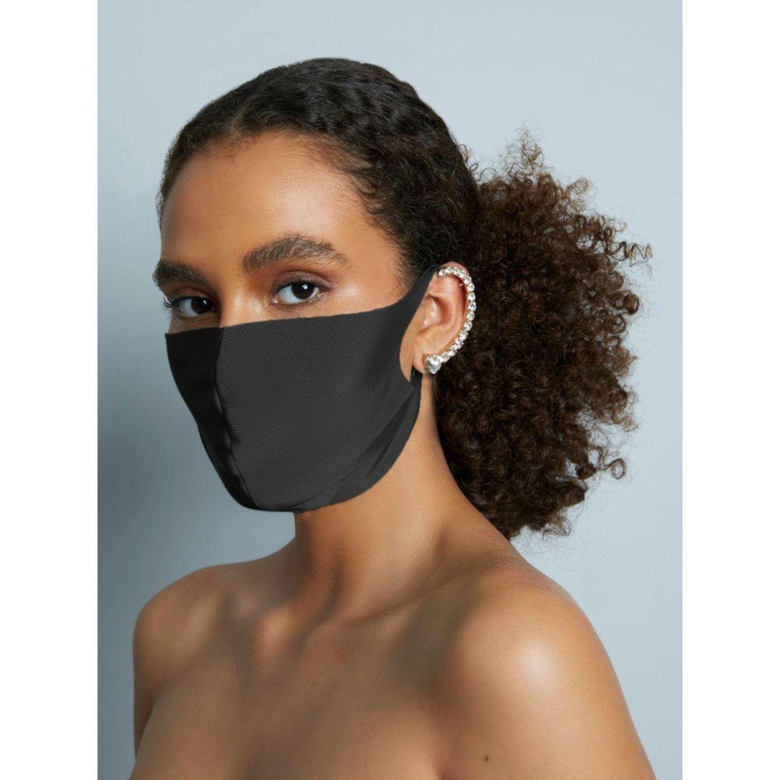 Máscara Facial de Proteção Preto Preto