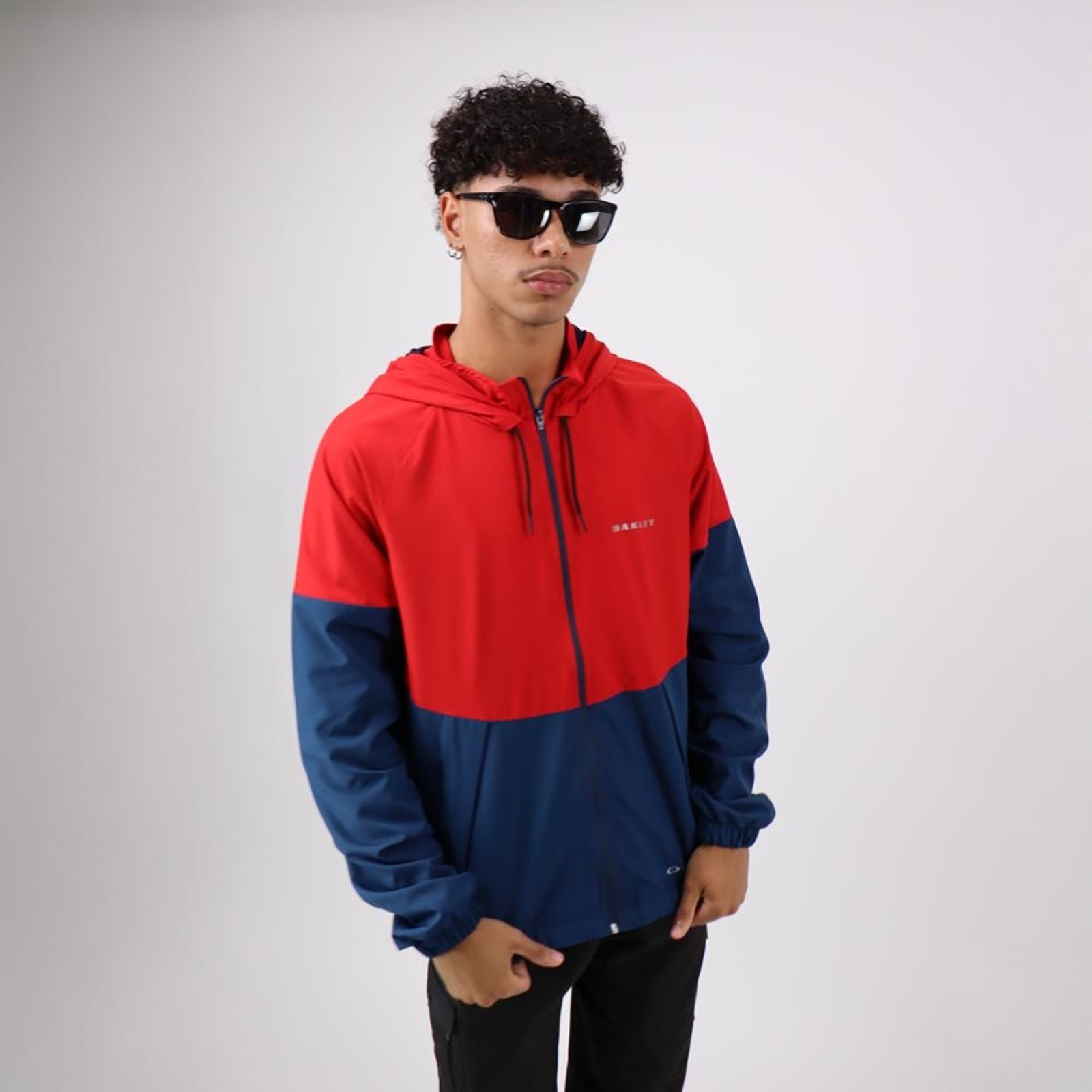 Jaqueta Oakley Sports Windbreaker Azul