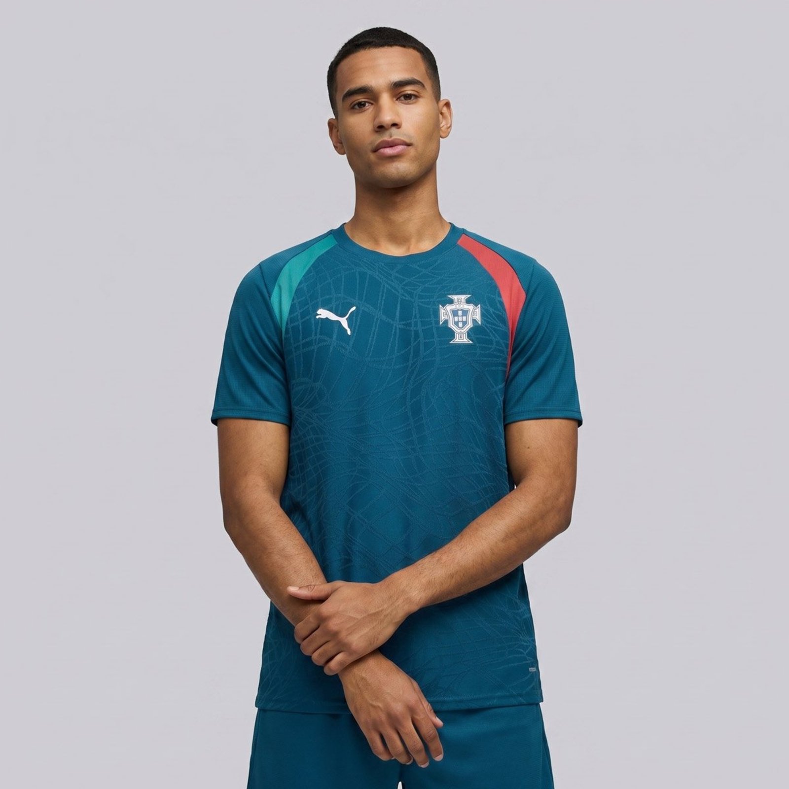 Camisa Puma Portugal Treino 2026 Azul