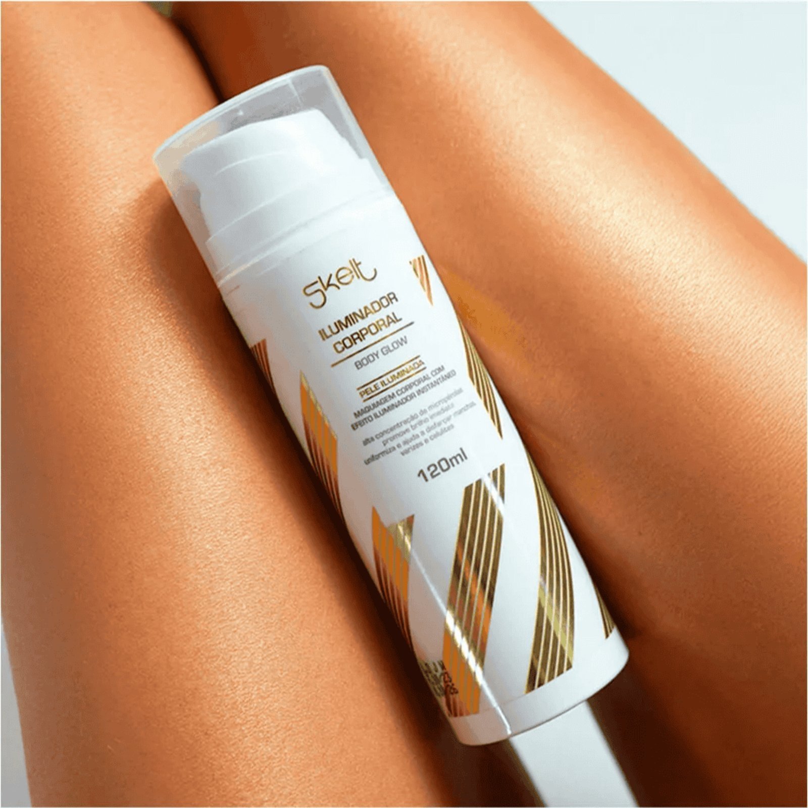 Vista 3 Skelt Iluminador Corporal Body Glow amarelo/branco Skelt amarelo/branco