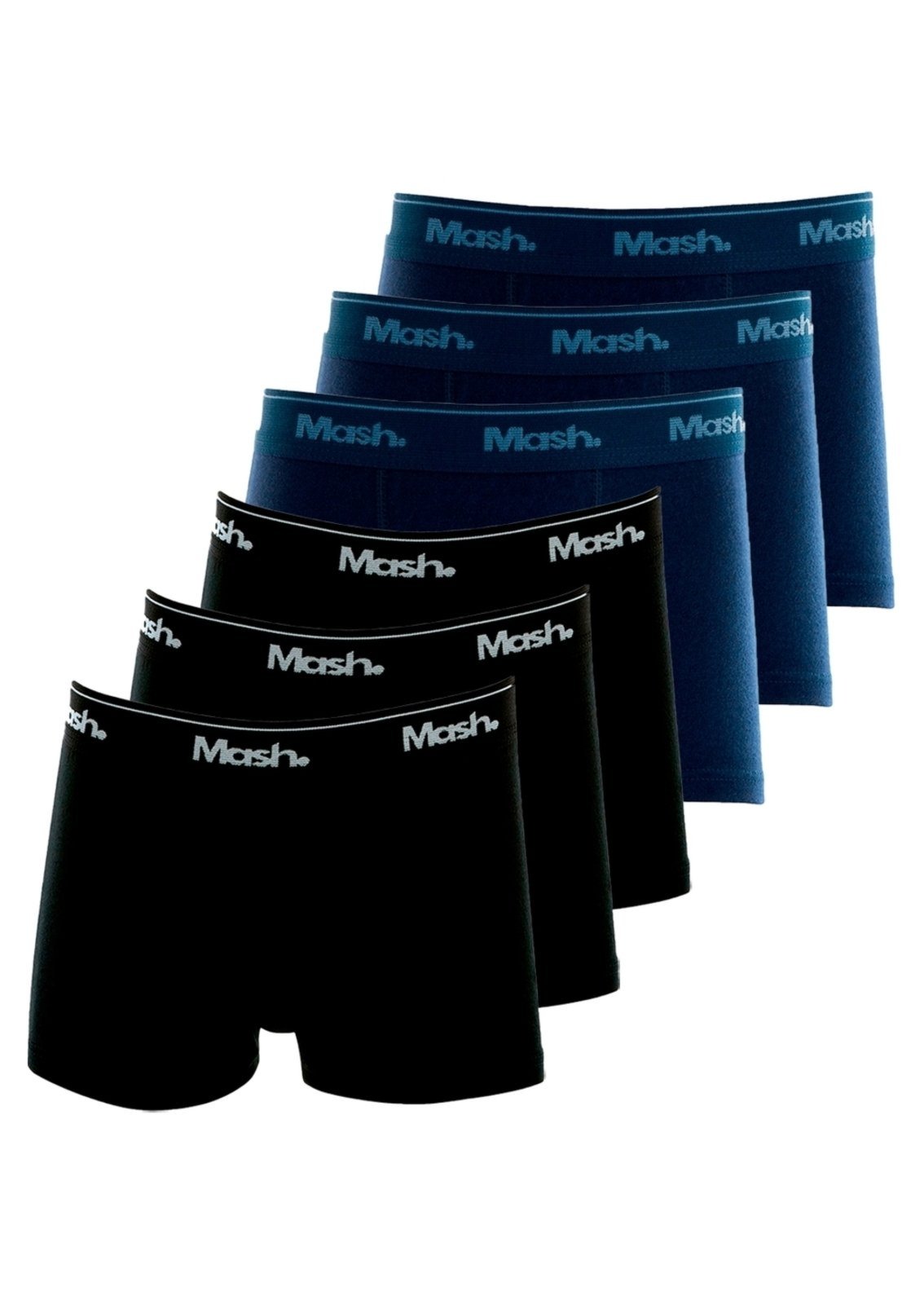 Kit com 6 Cuecas Boxer Mash 190.03