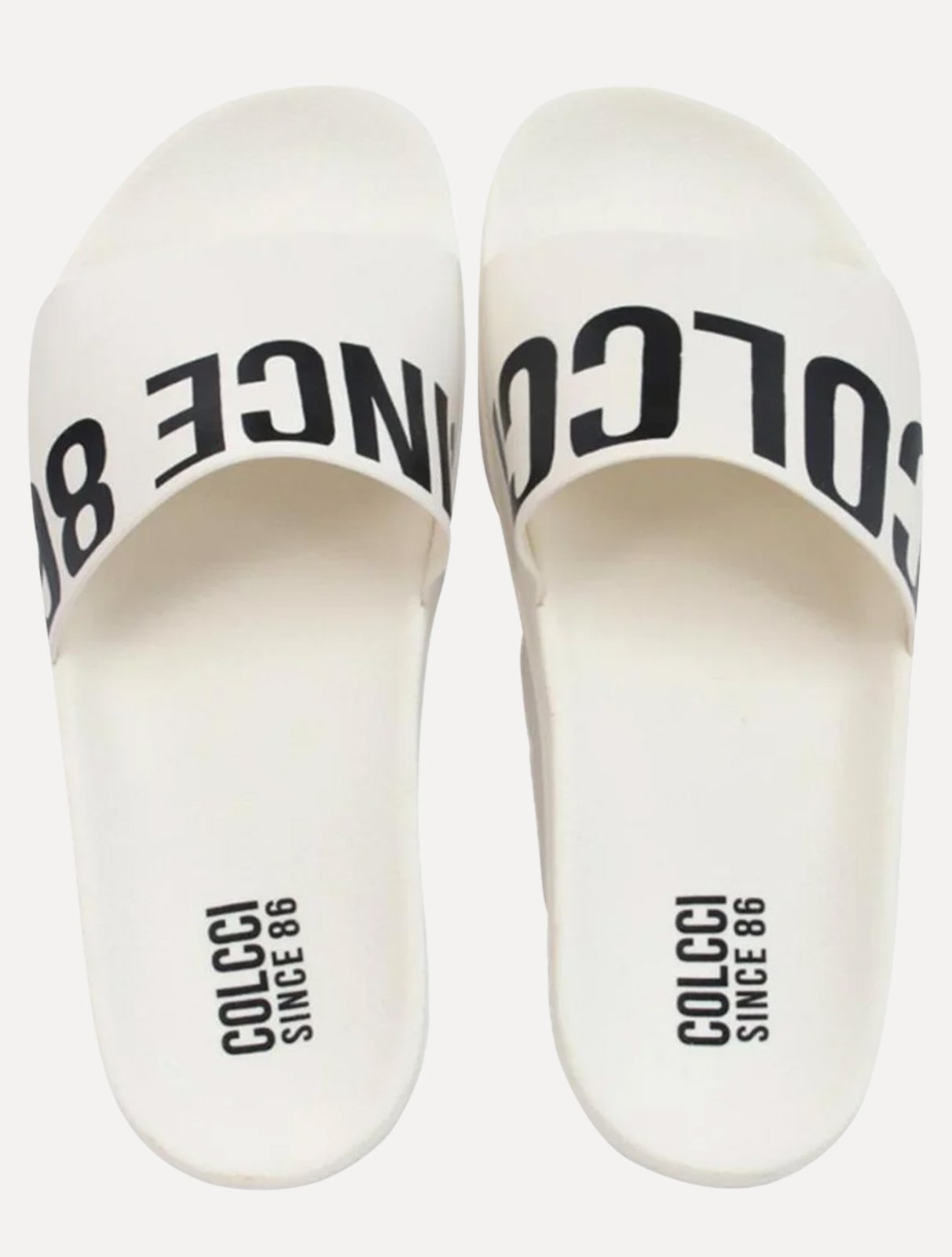 Chinelo Colcci Masculino Slide Bianca Branco