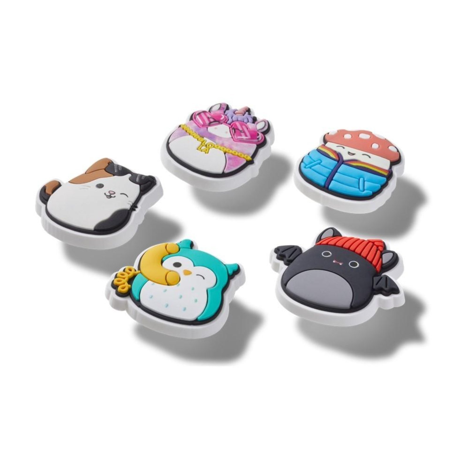 Vista 3 Infantil - Jibbitz™ squishmallows pack com 5 peças unico Crocs branco