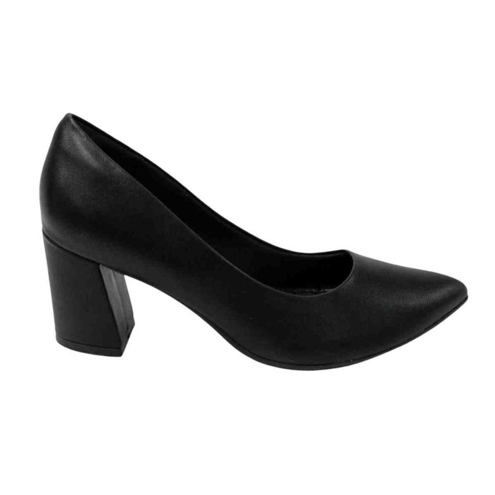 Sapato Feminino Salto Alto Grosso Piccadilly Preto