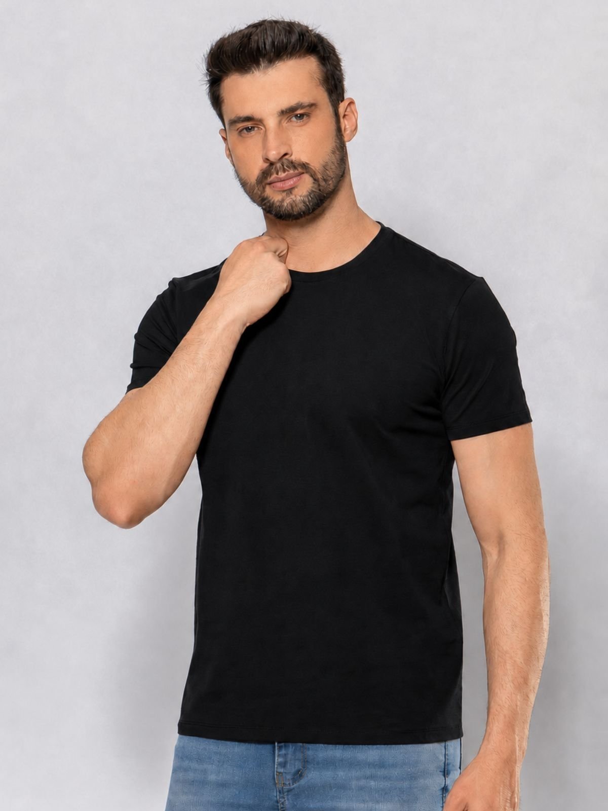 Camiseta Masculina Básica Tech Algodão com Elastano Crocker