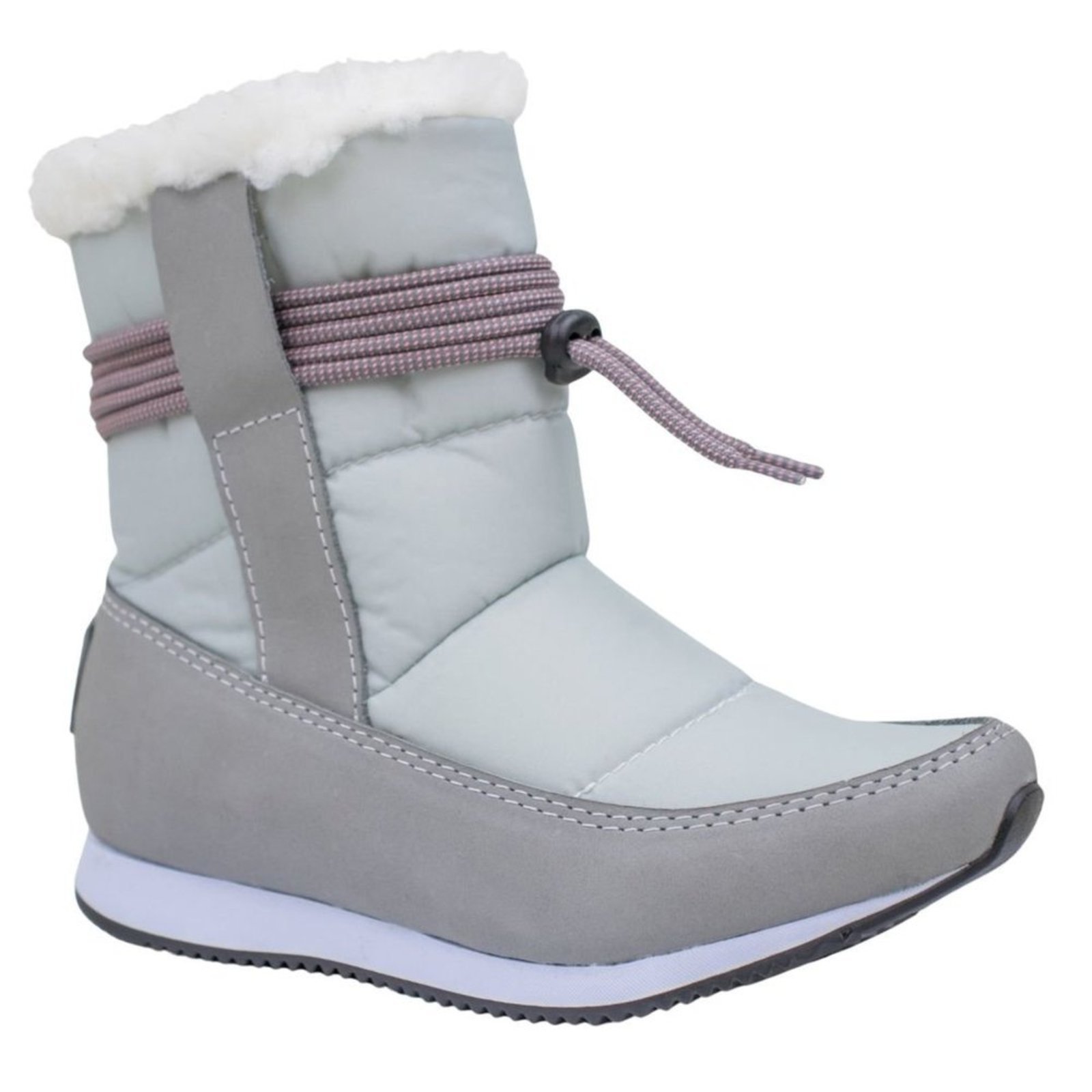 Bota Feminina Neve Fiero 21406 Fiero Cinza