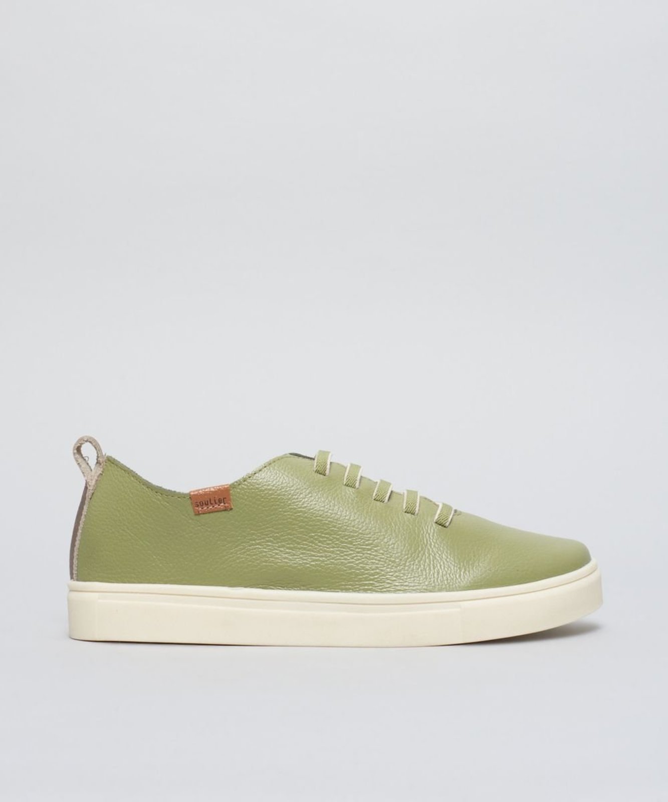 Tenis Couro Elastico Bicolor - Capim Limao 38 - capim limao