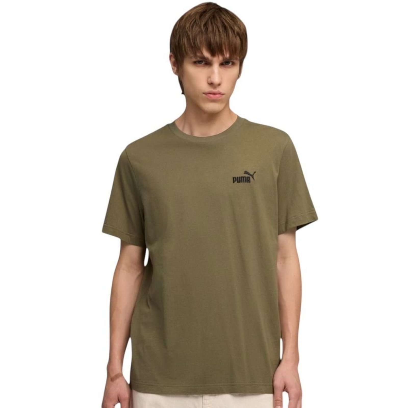 Camiseta Puma Ess Small No. 1 Logo Masculina - Verde - Puma