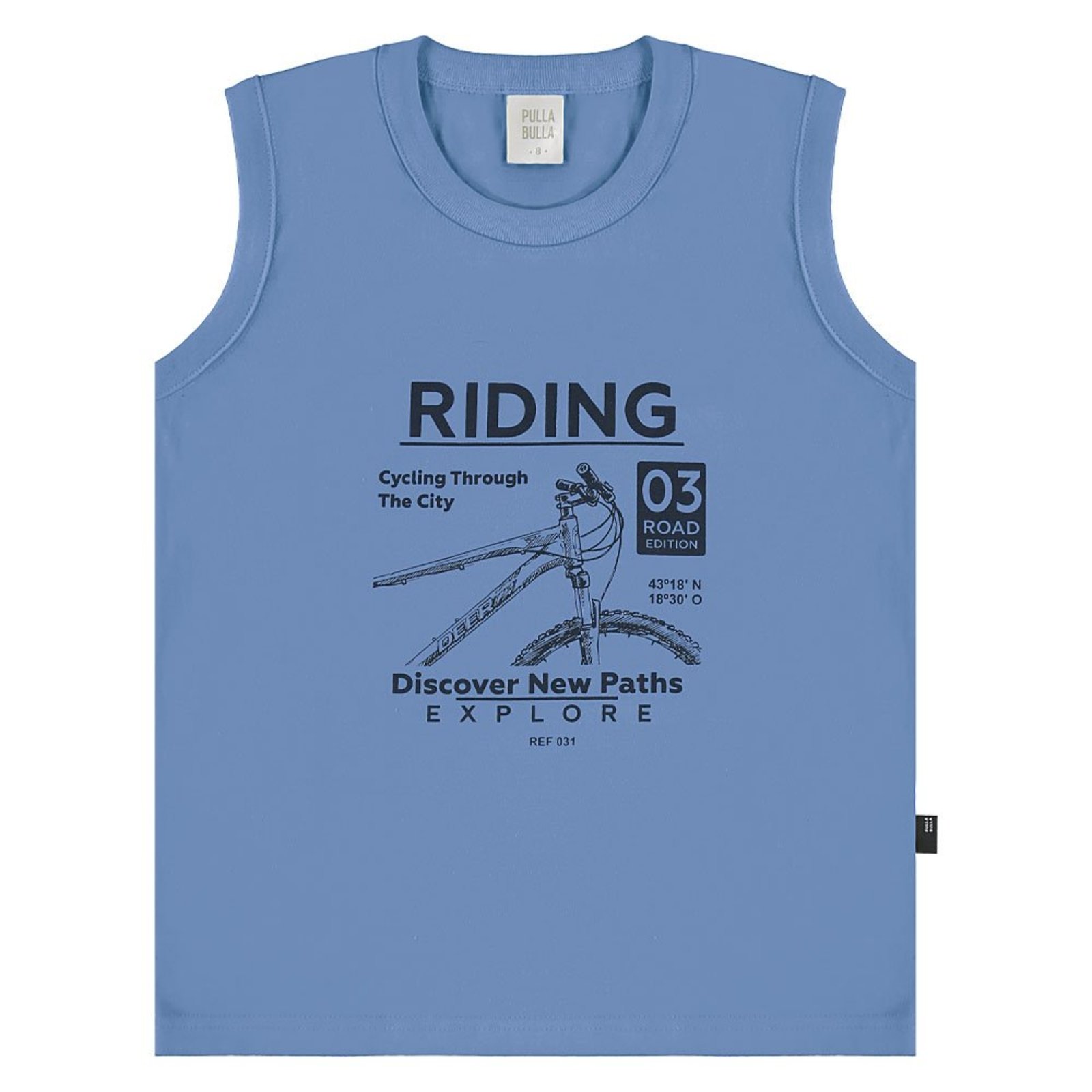Infantil - Regata Azul Pulla Bulla Menino - 53850-1351