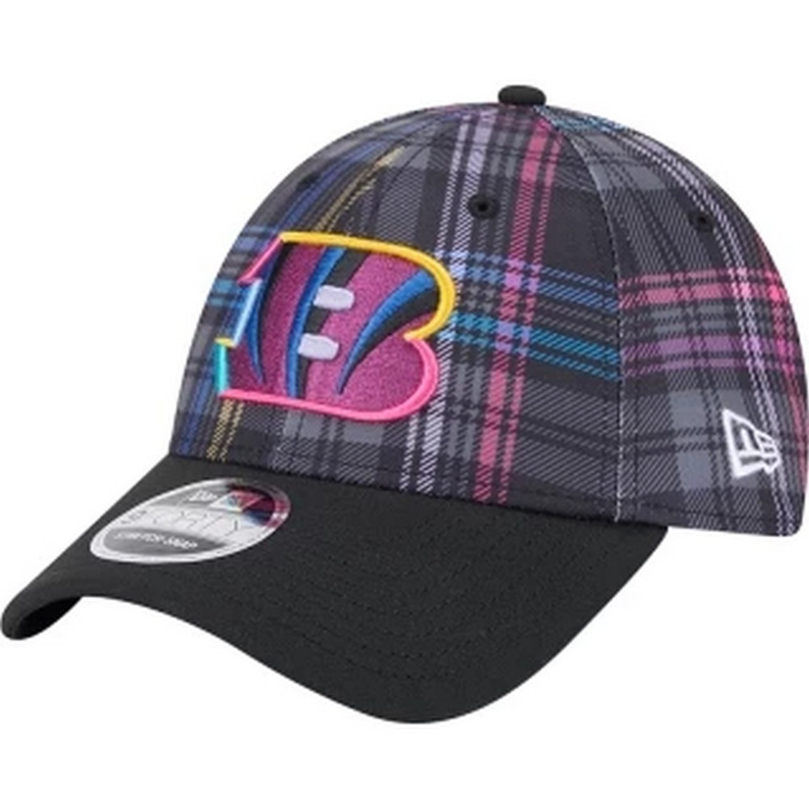 Vista 2 Boné 9FORTY Stretch Snap Cincinnati Bengals NFL Crucial Catch 2024 new era multicolorido new era multicolorido