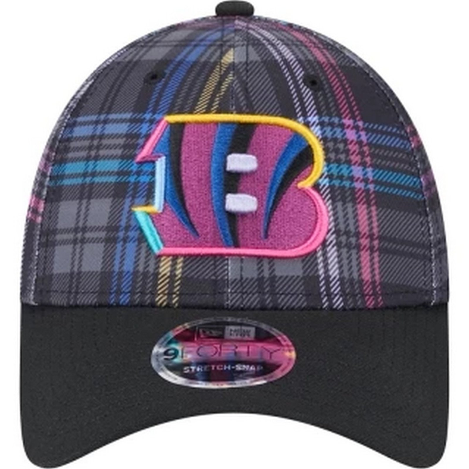 Vista 3 Boné 9FORTY Stretch Snap Cincinnati Bengals NFL Crucial Catch 2024 new era multicolorido new era multicolorido