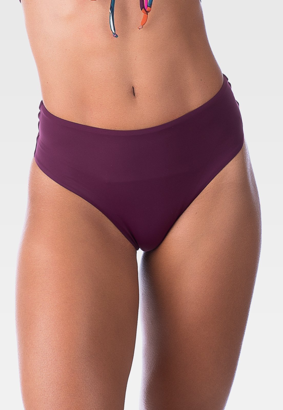 Calcinha Summer Soul Fio Duplo Cintura Alta Roxa