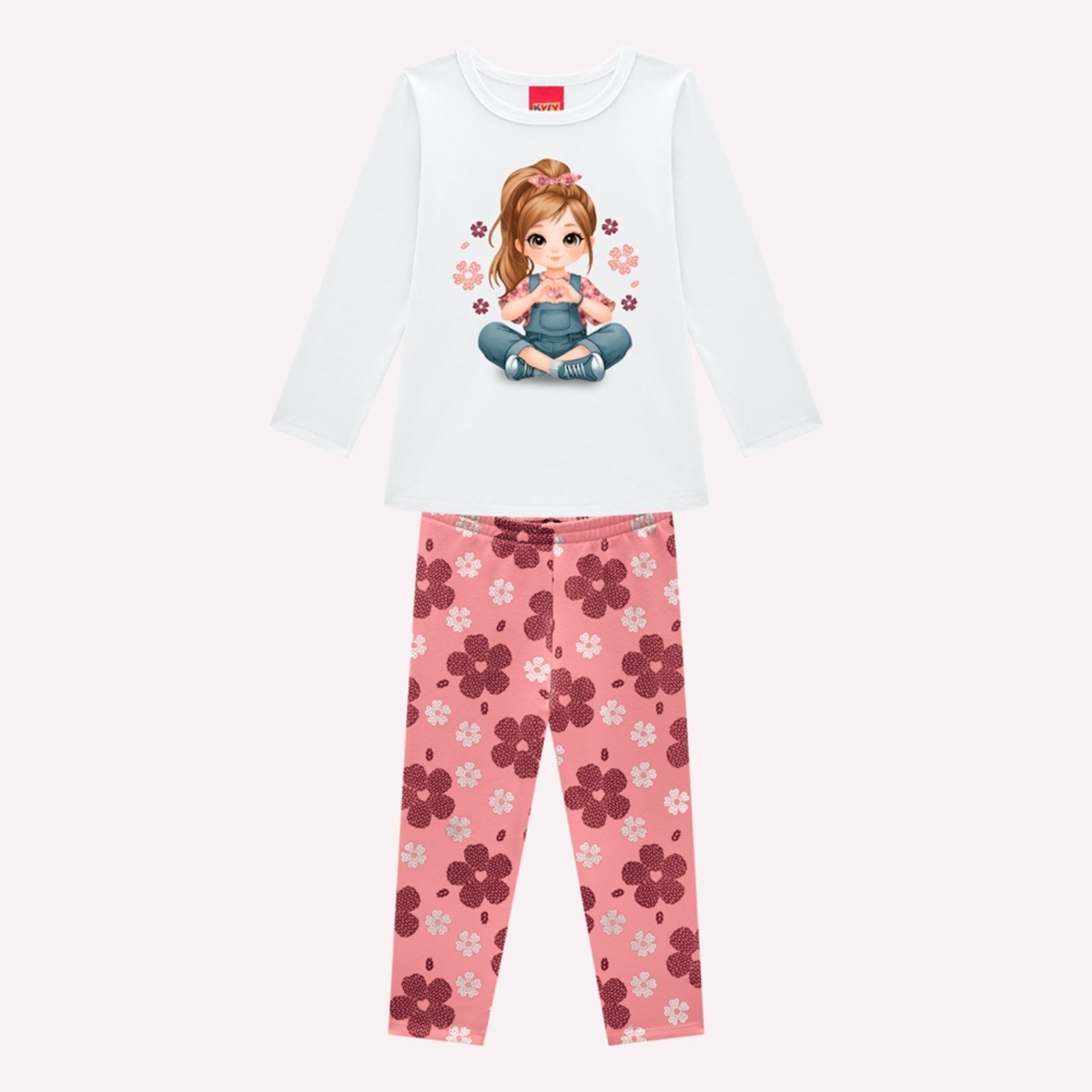 Infantil - Conjunto menina Estampa Kyly