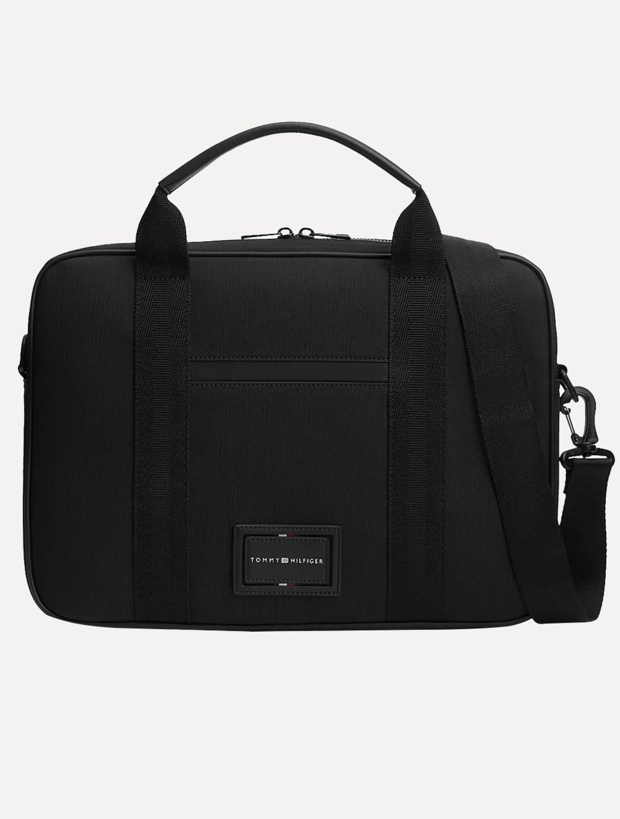 Bolsa Tommy Hilfiger Masculina Notebook Foundation Computer Bag Preto