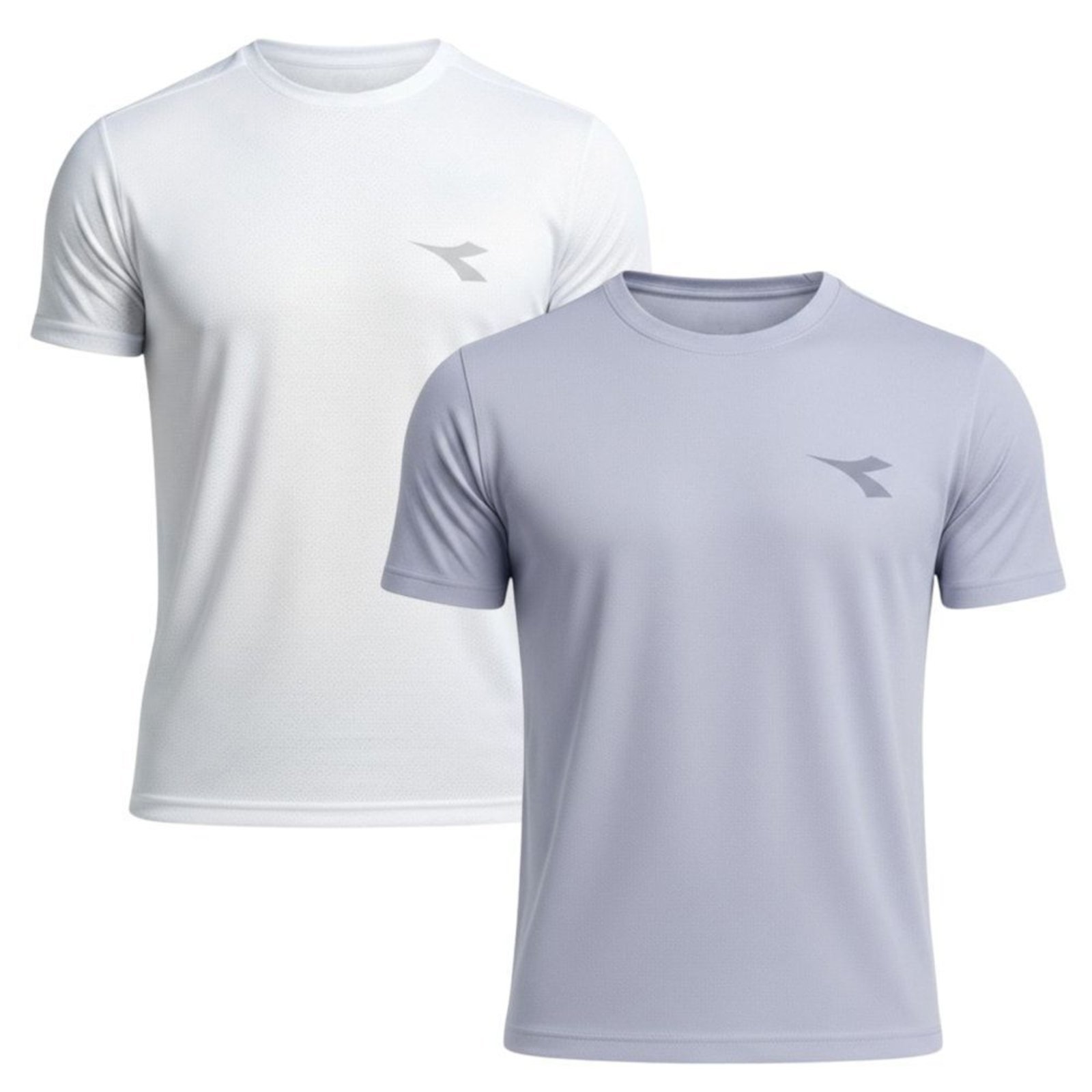 Kit 2 Camisetas Diadora Small Logo Masculina - Branco - diadora