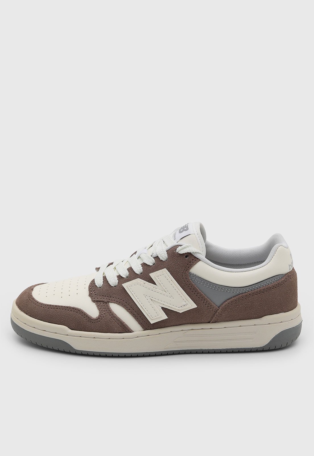 Vista 2 Tênis Unissex New Balance 480 Low marrom New Balance marrom