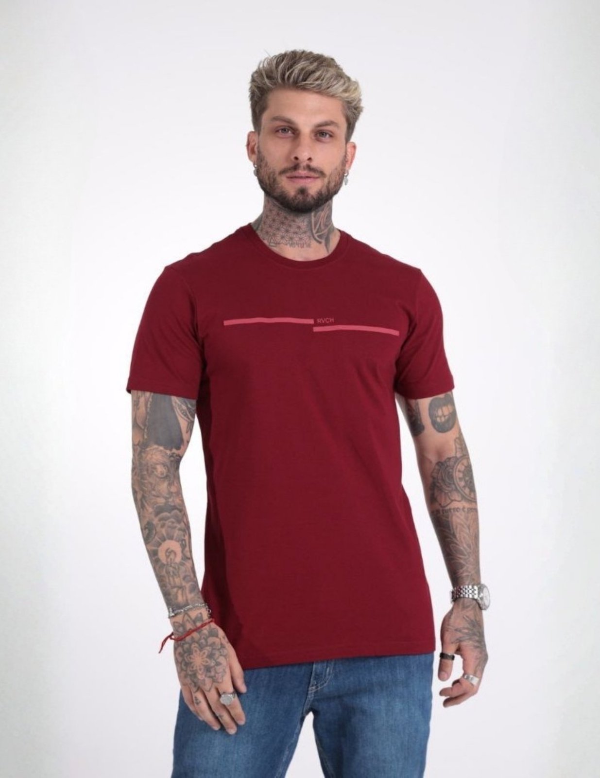Camiseta Masculina Manga Curta Estampada Relevo Revanche Shibuya