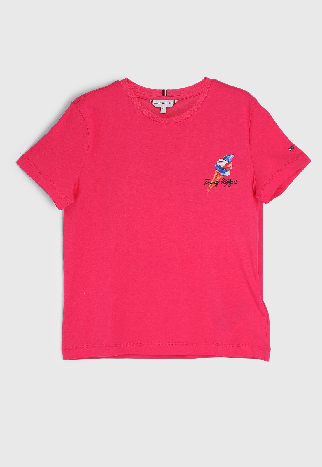 Infantil – Camiseta Manga Curta Tommy Hilfiger Sorvete Rosa