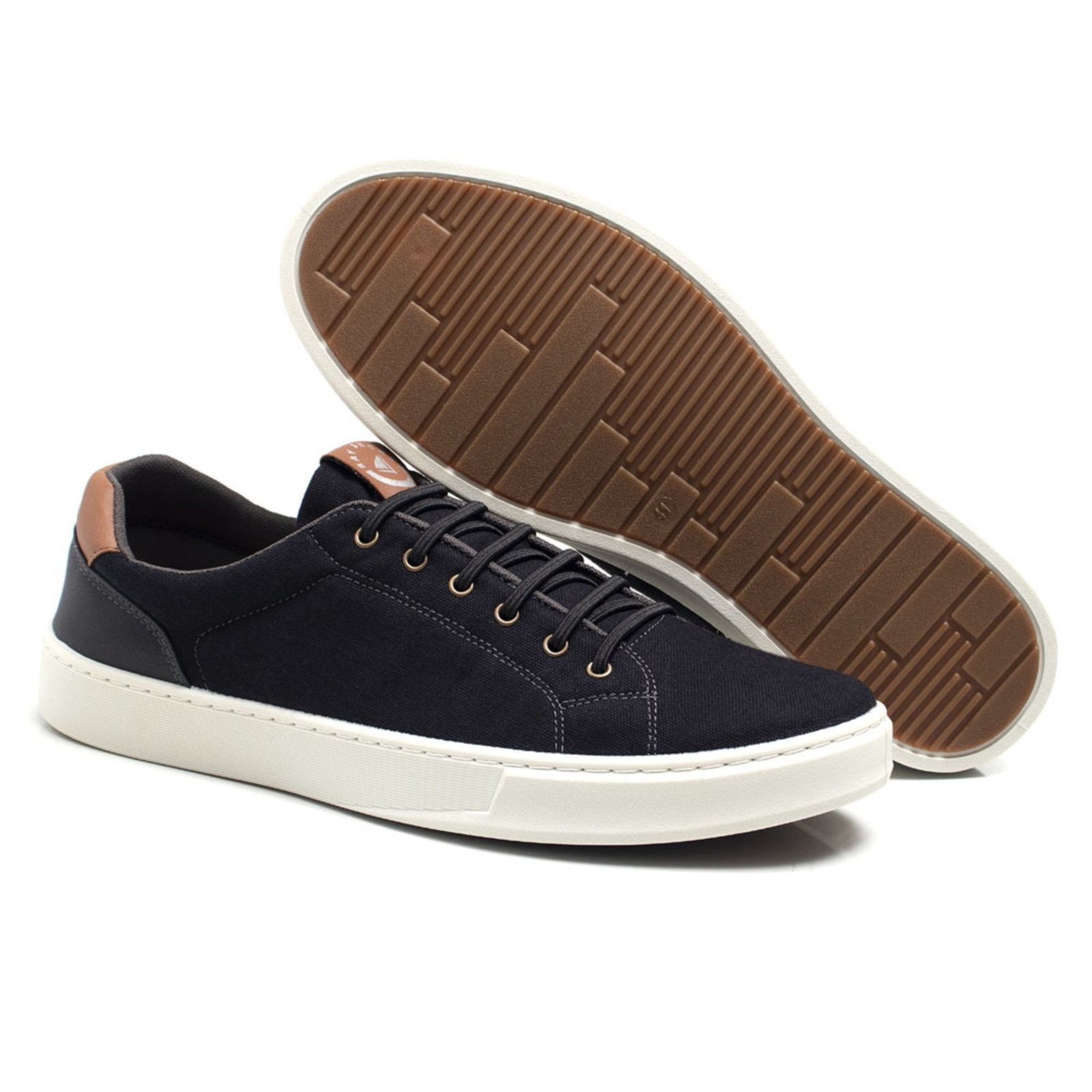 Tenis Masculino Casual Bredeni Sapatenis Montain Confortavel Preto
