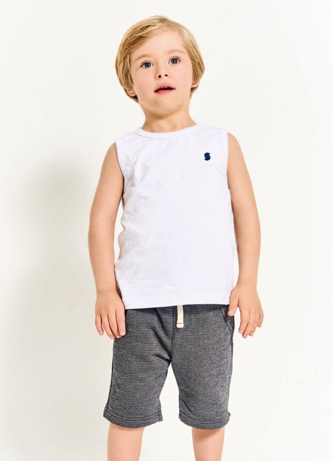 Infantil – ALPHABETO Bermuda Menino Basiquinho – Tam. 2 a 12 anos – Cores