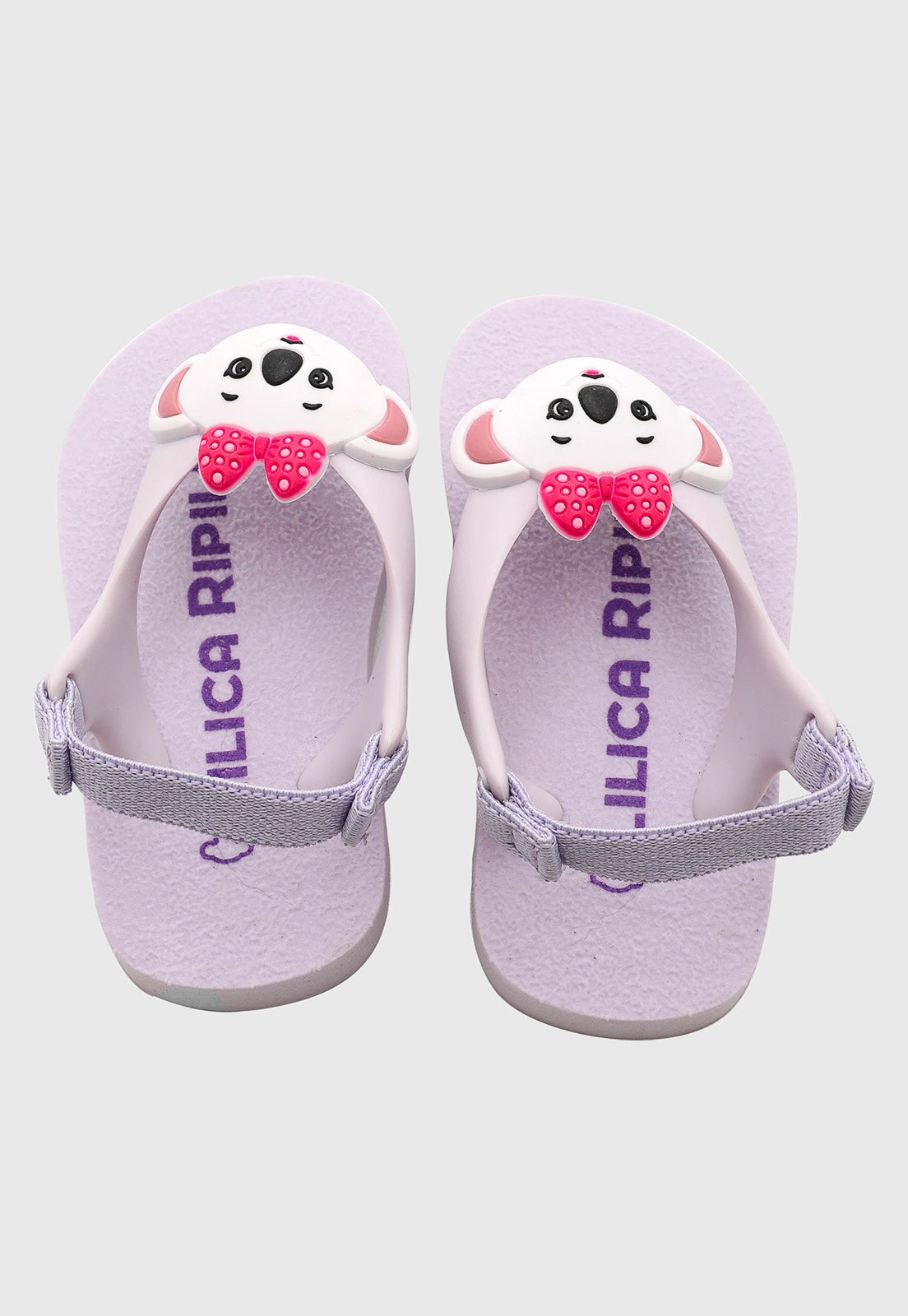 Infantil - Chinelo Lilica Ripilica Detalhe Coala Lilás