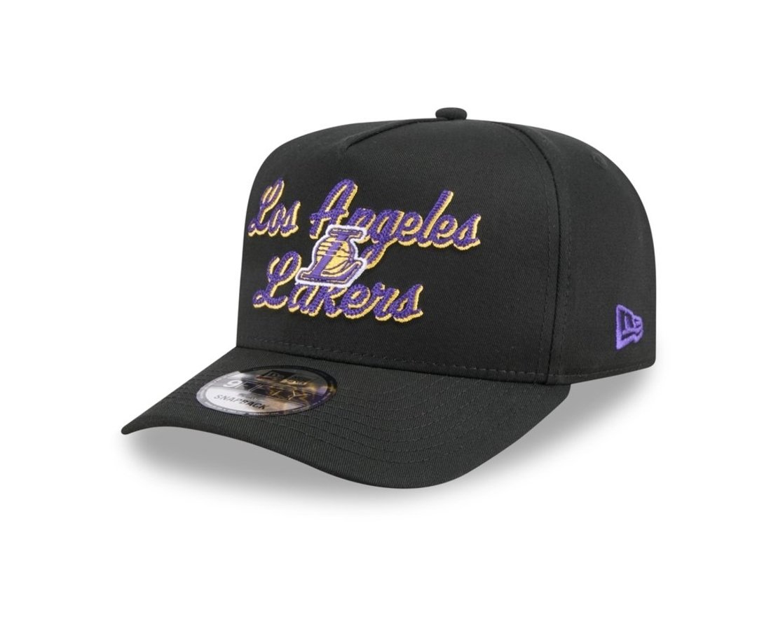 Bone New Era 9FIFTY A-FRAME SNAPBACK Los Angeles Lakers NBA Preto