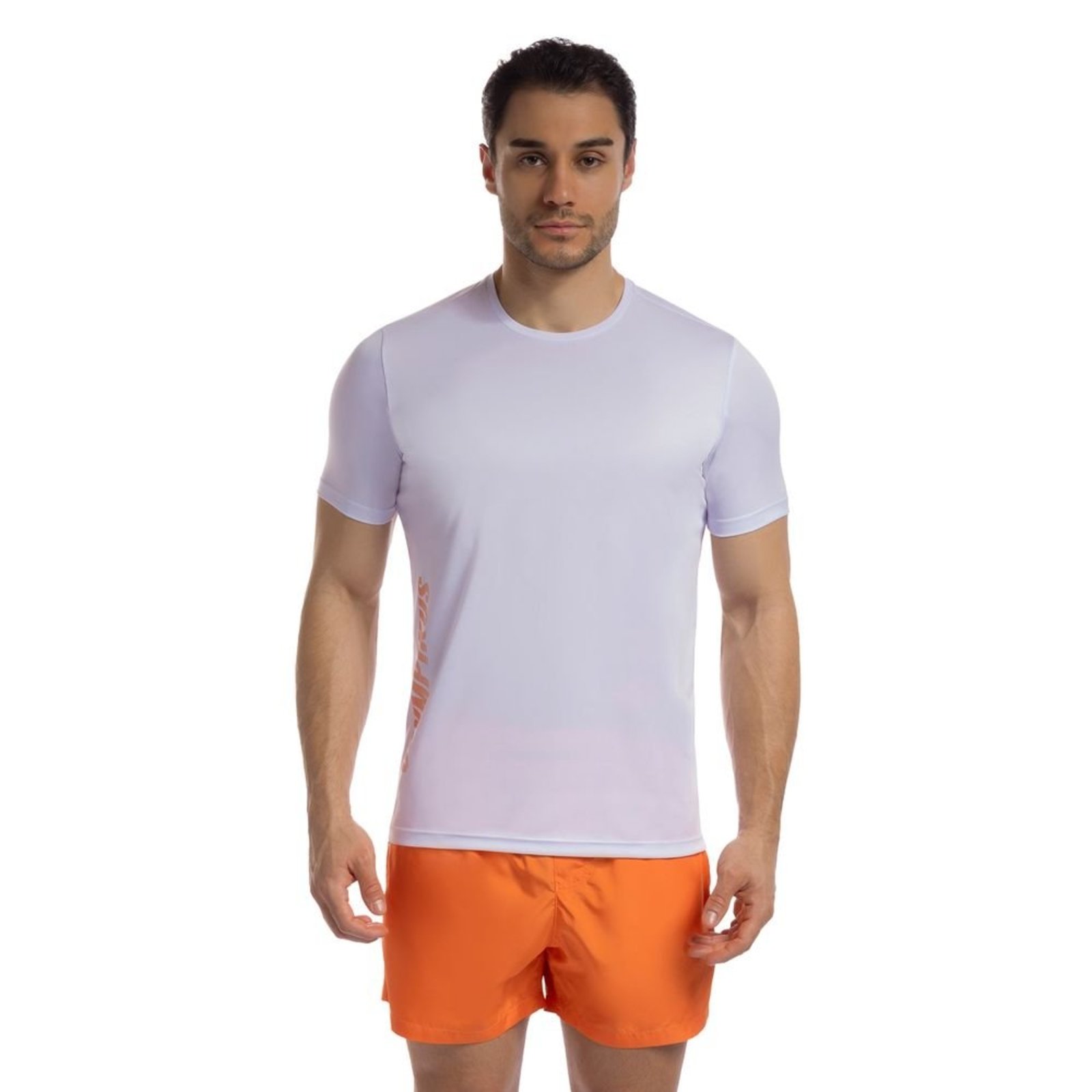 Camiseta Basic Logo Olympikus Masculina P Branco
