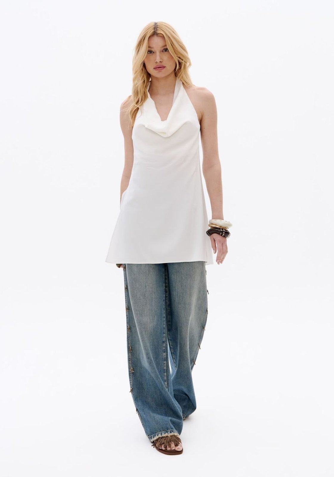Calça Jeans Full Length Cintura Média My Favorite Things