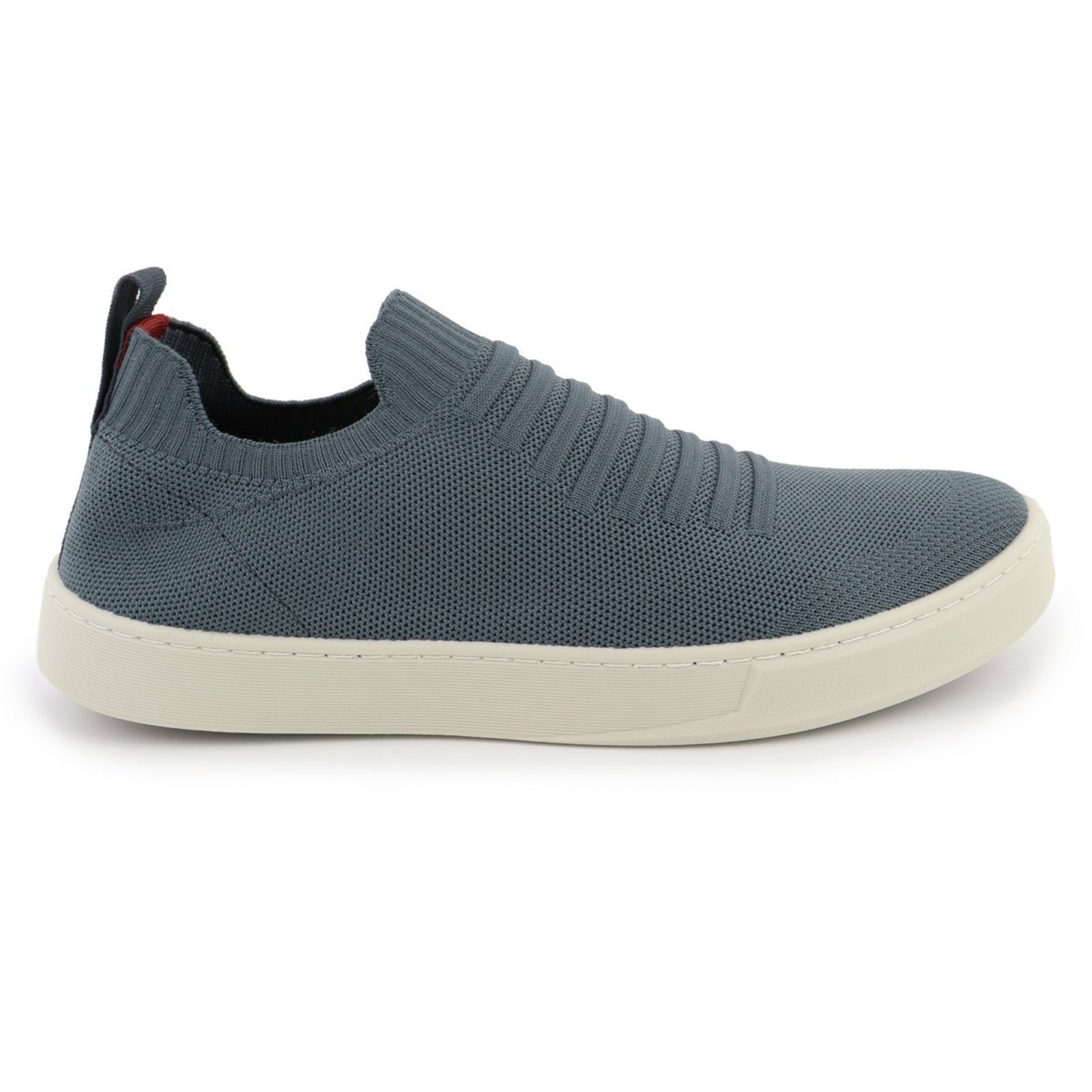 Tênis Meia Masculino Lavini Sapatenis Knit Palmilha Silicone Cinza