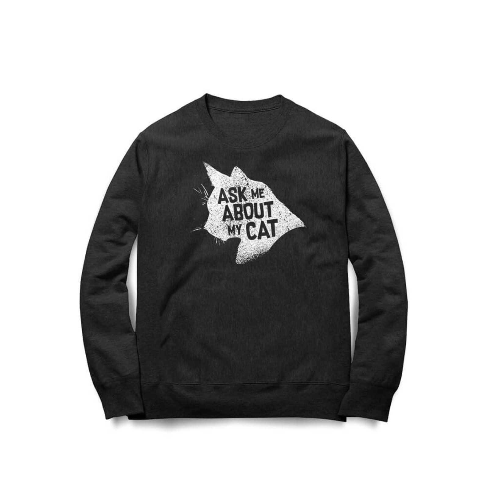 Moletom About My Cat - Preto - Casual - Studio Geek