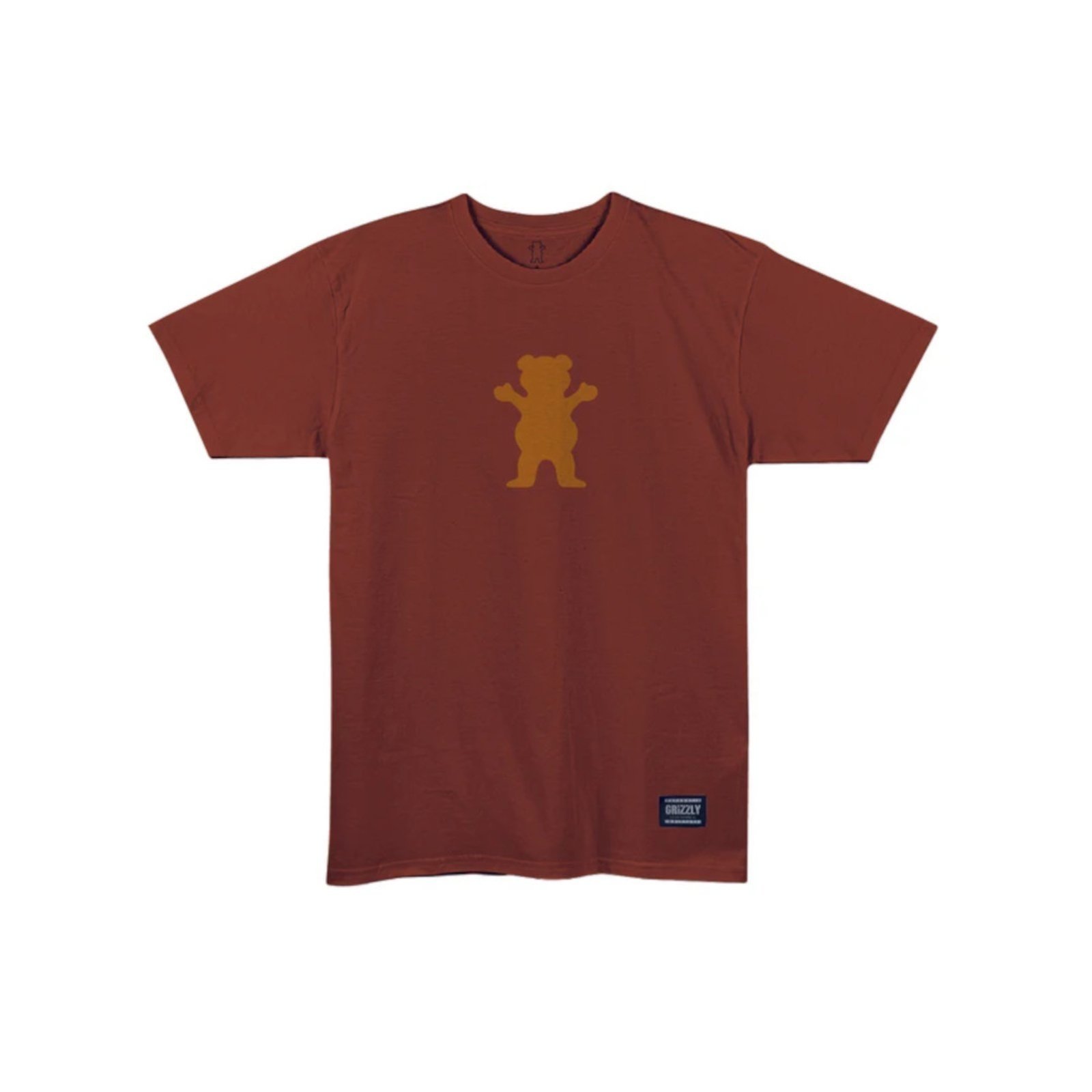 Camiseta Grizzly Og Bear Tee - INTENSE RUST