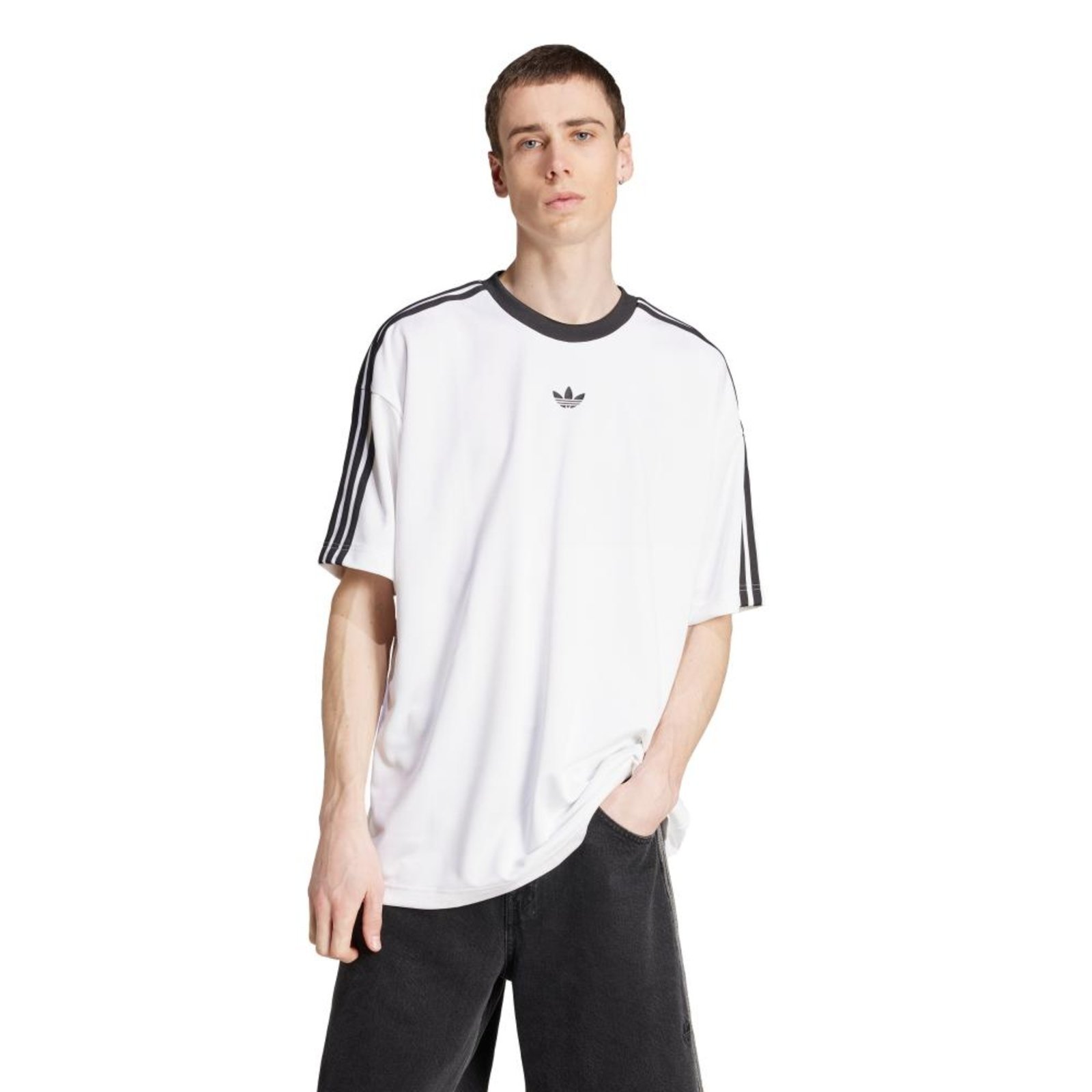 Vista 2 Camisa adidas Adicolor Jacquard adidas Originals branco Adidas branco