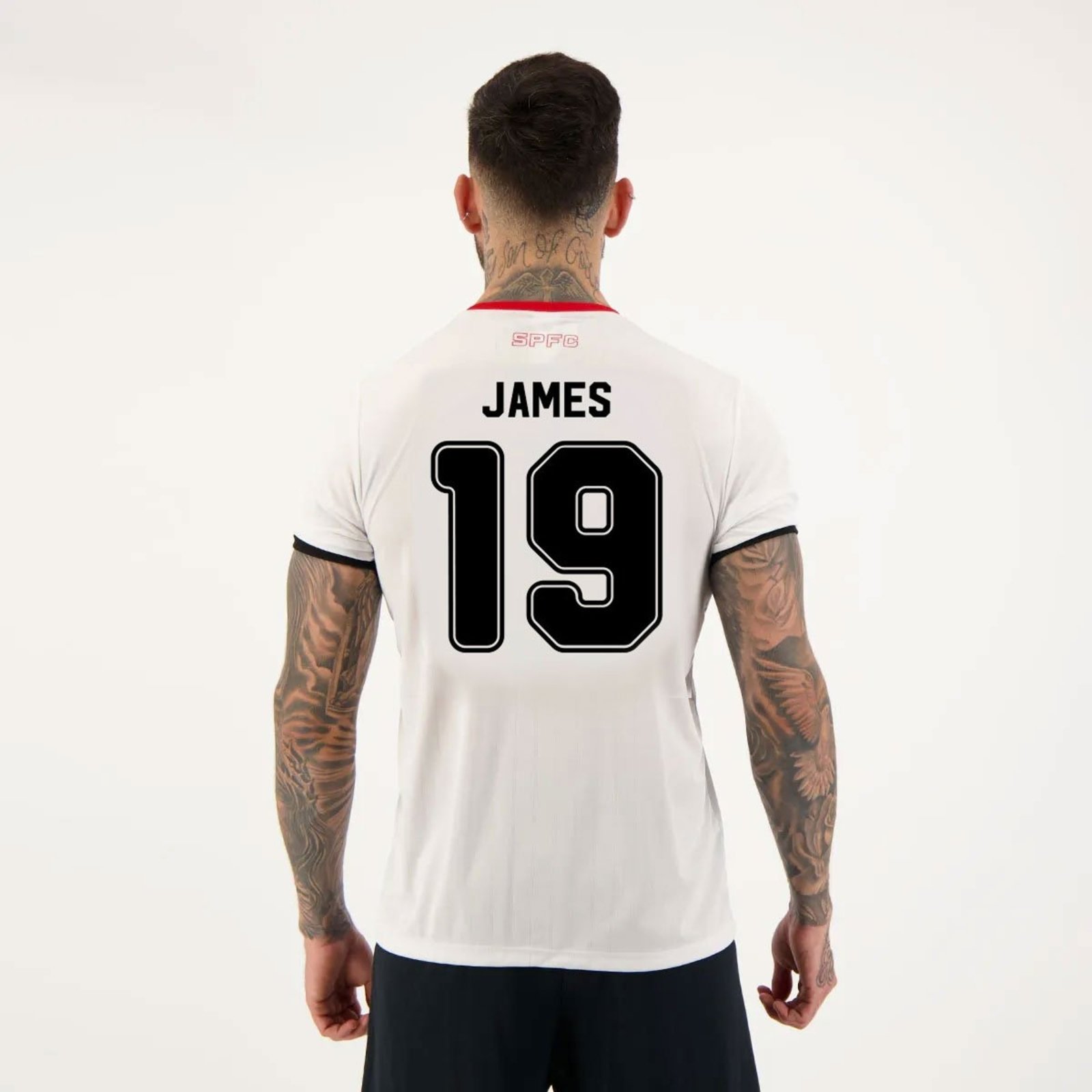 Camisa São Paulo Stencil 19 James Branca