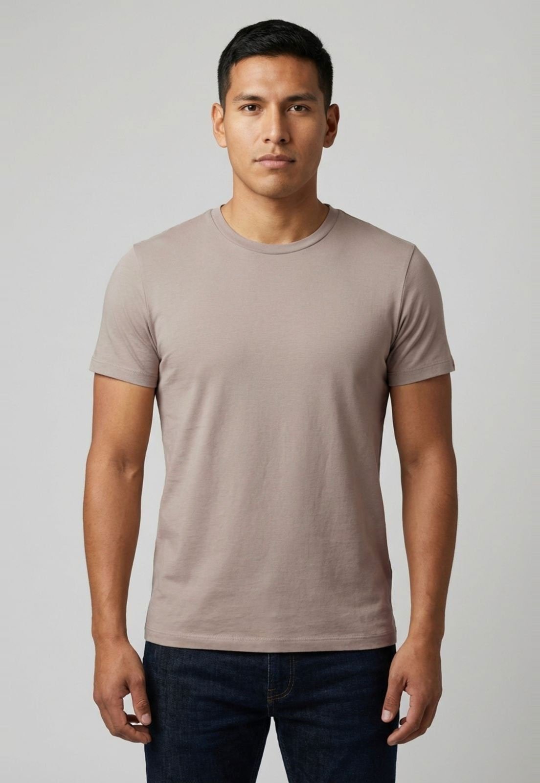 Camiseta Masculina Levis Decote Redondo Algodão Nude