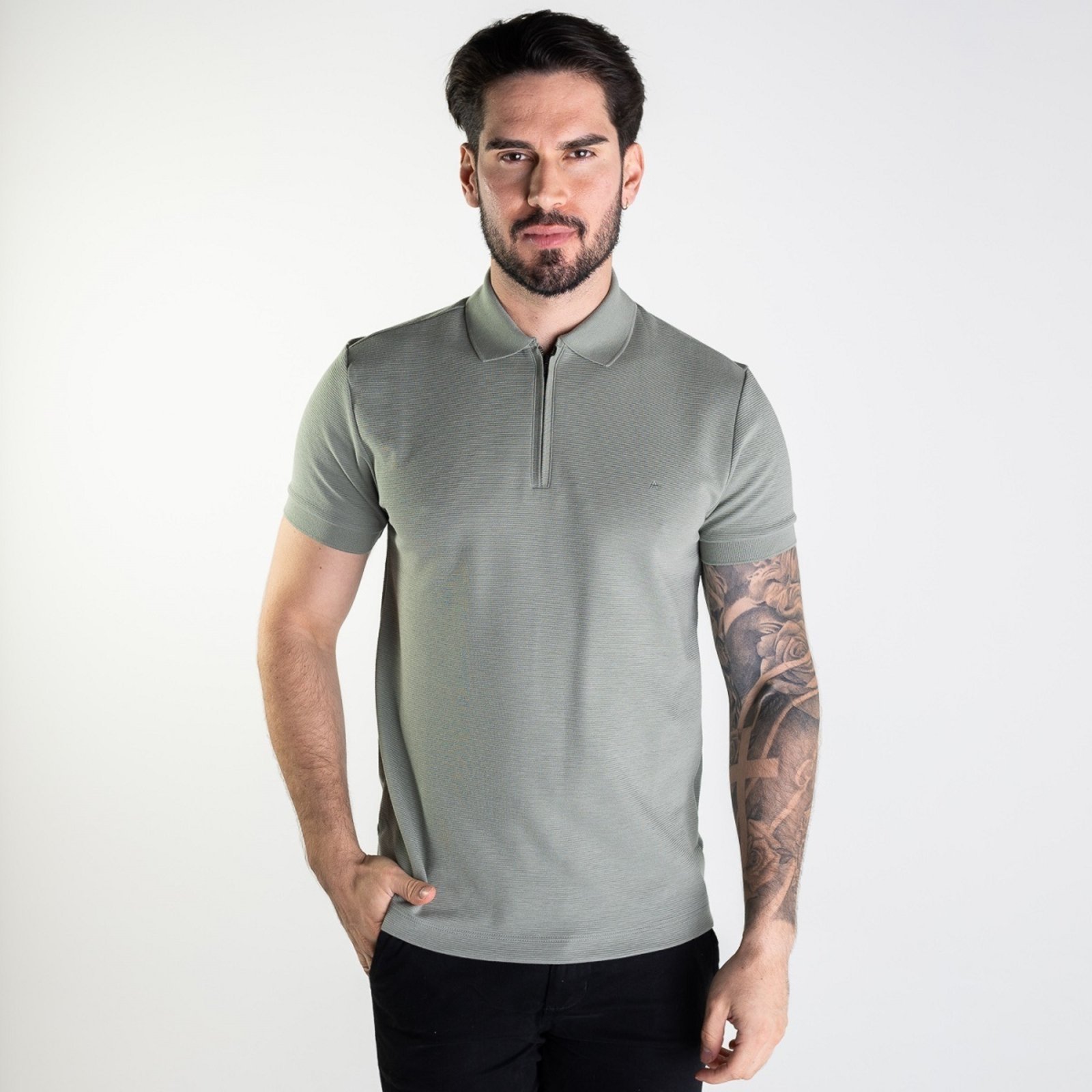 Camisa Polo Aramis Ottoman Verde Musgo