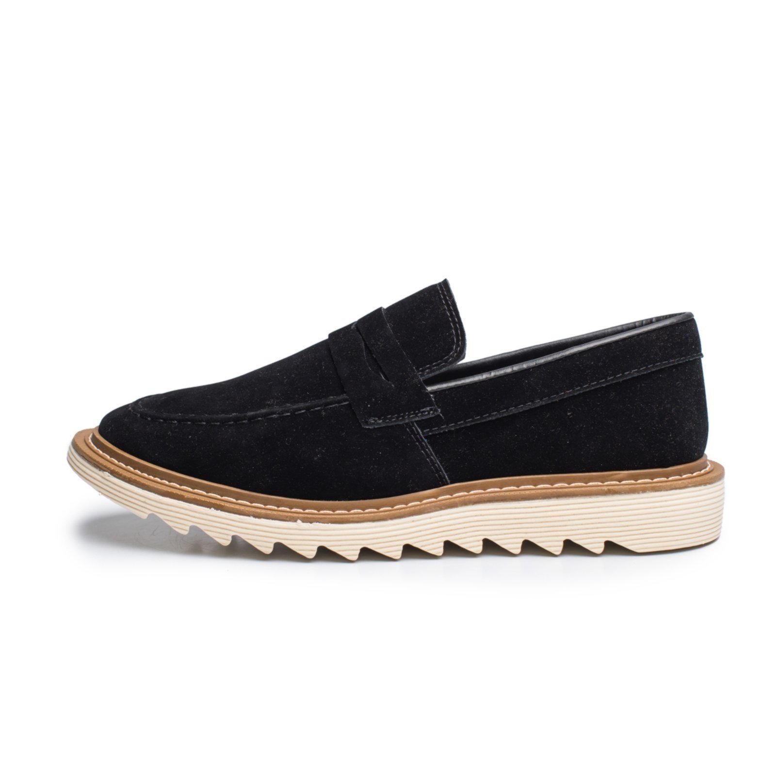 Sapato Social Mocassim Giuseppe Confortável Masculino Social Brogue