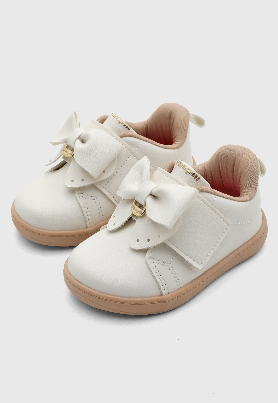 Infantil - Tênis Pampili Detalhe Laço Branco