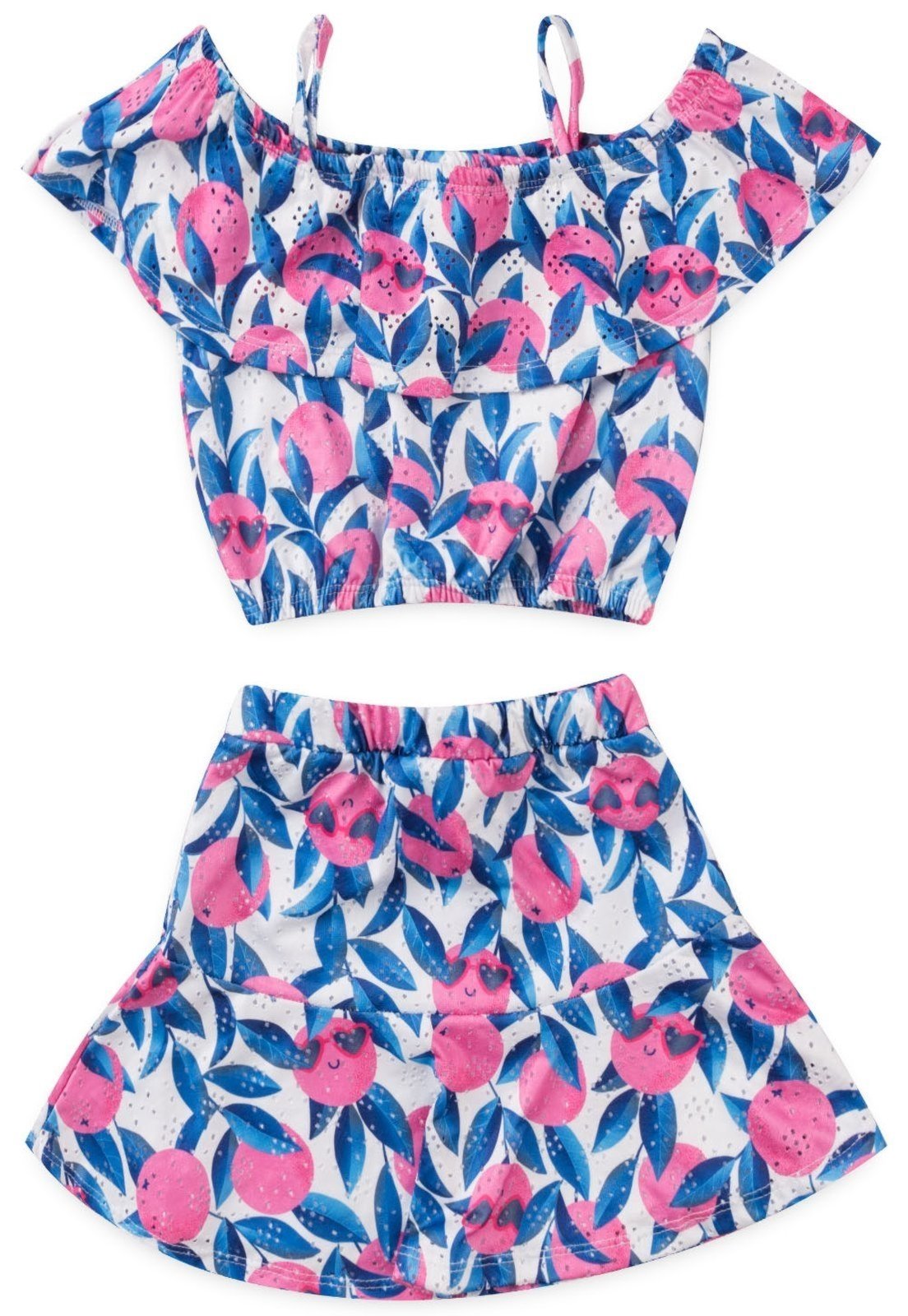 Infantil – Conjunto Bem Vestir Blusa e Saia