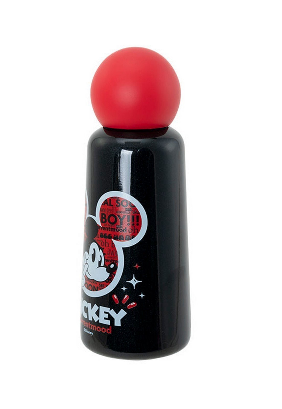 Vista 3 Garrafa de Água Squeeze Mickey Mouse 330ml Resistente Disney preto Disney preto