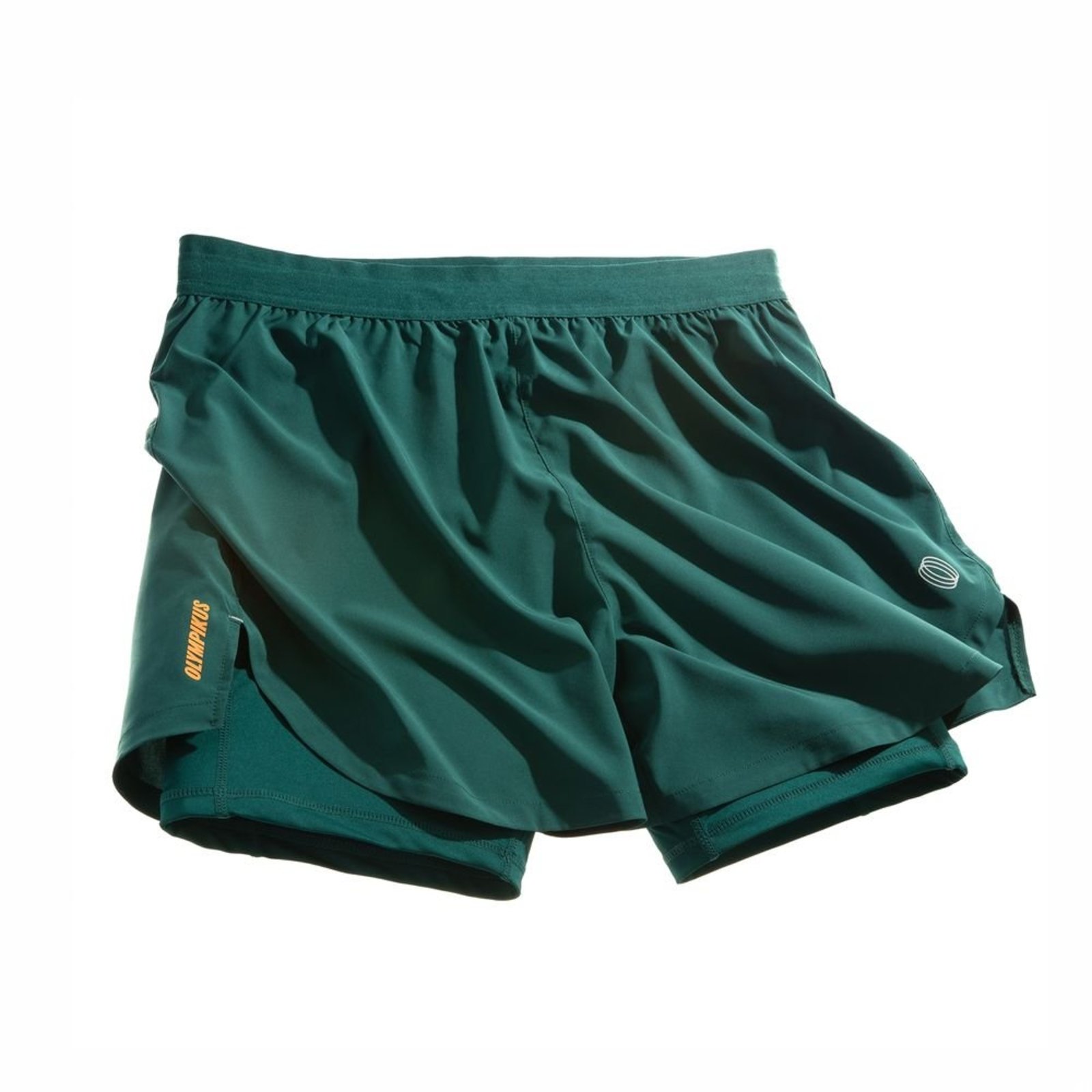 Bermuda Corre Foco 2 em 1 5 Olympikus PP Verde