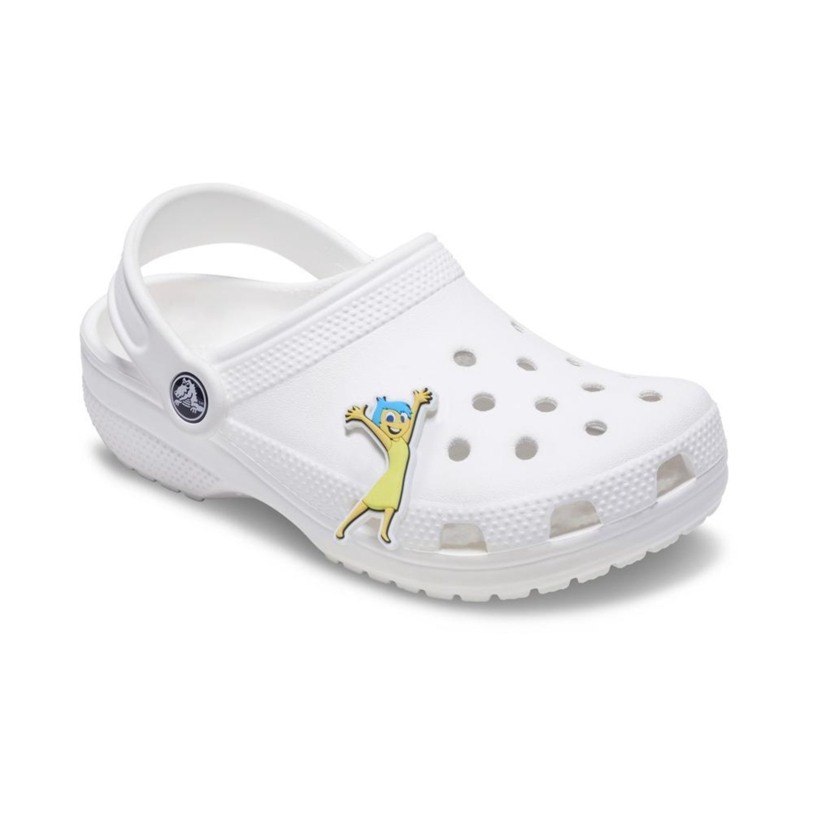 Vista 3 Infantil - Jibbitz™ Pixar Divertida Mente Alegria Crocs branco