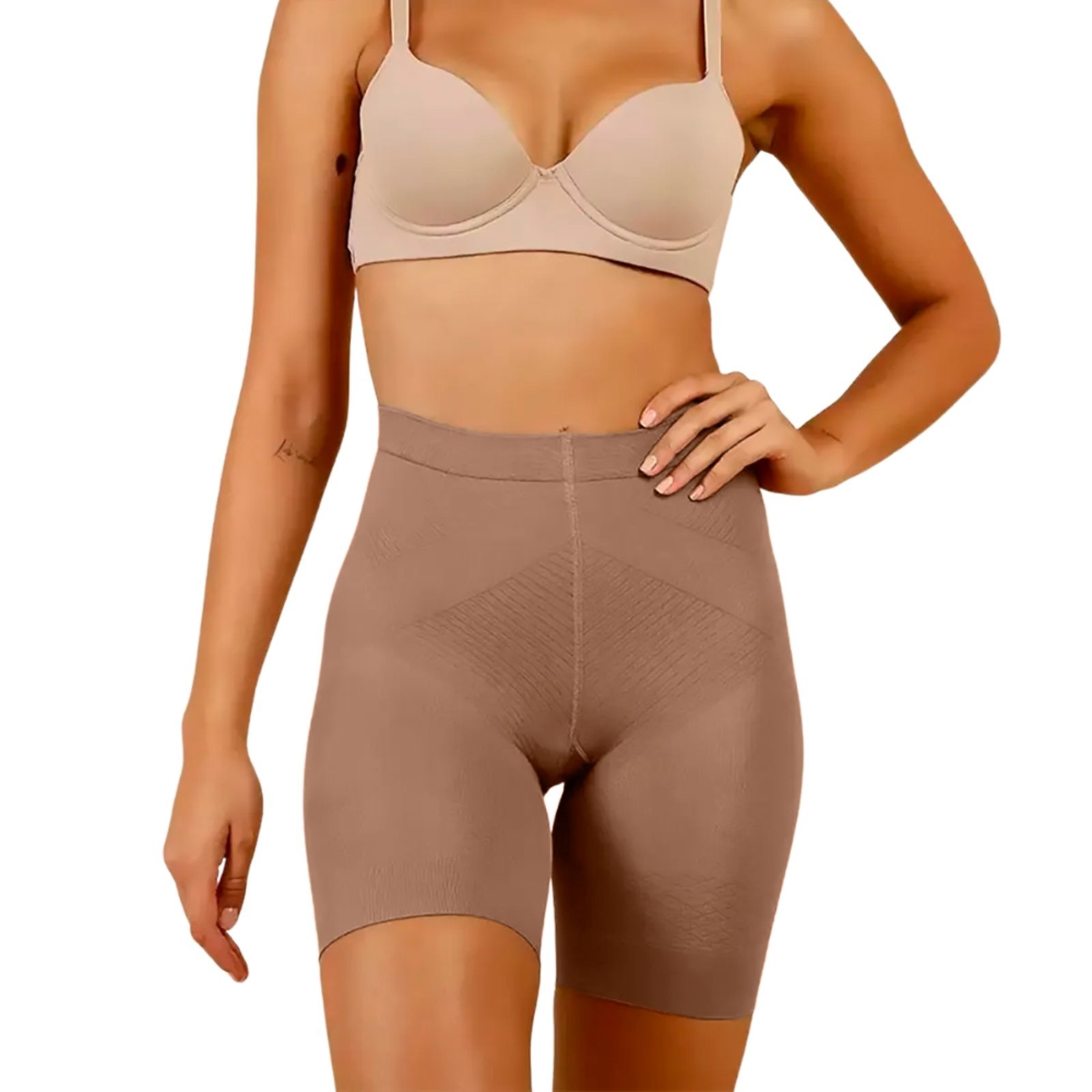 Kit Com 3 Shorts De Compressão Modelador Segunda Pele Loba