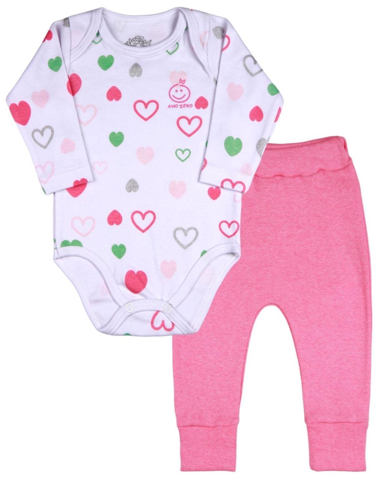 Pijama Comprido Body Suedine Estampado Algodao