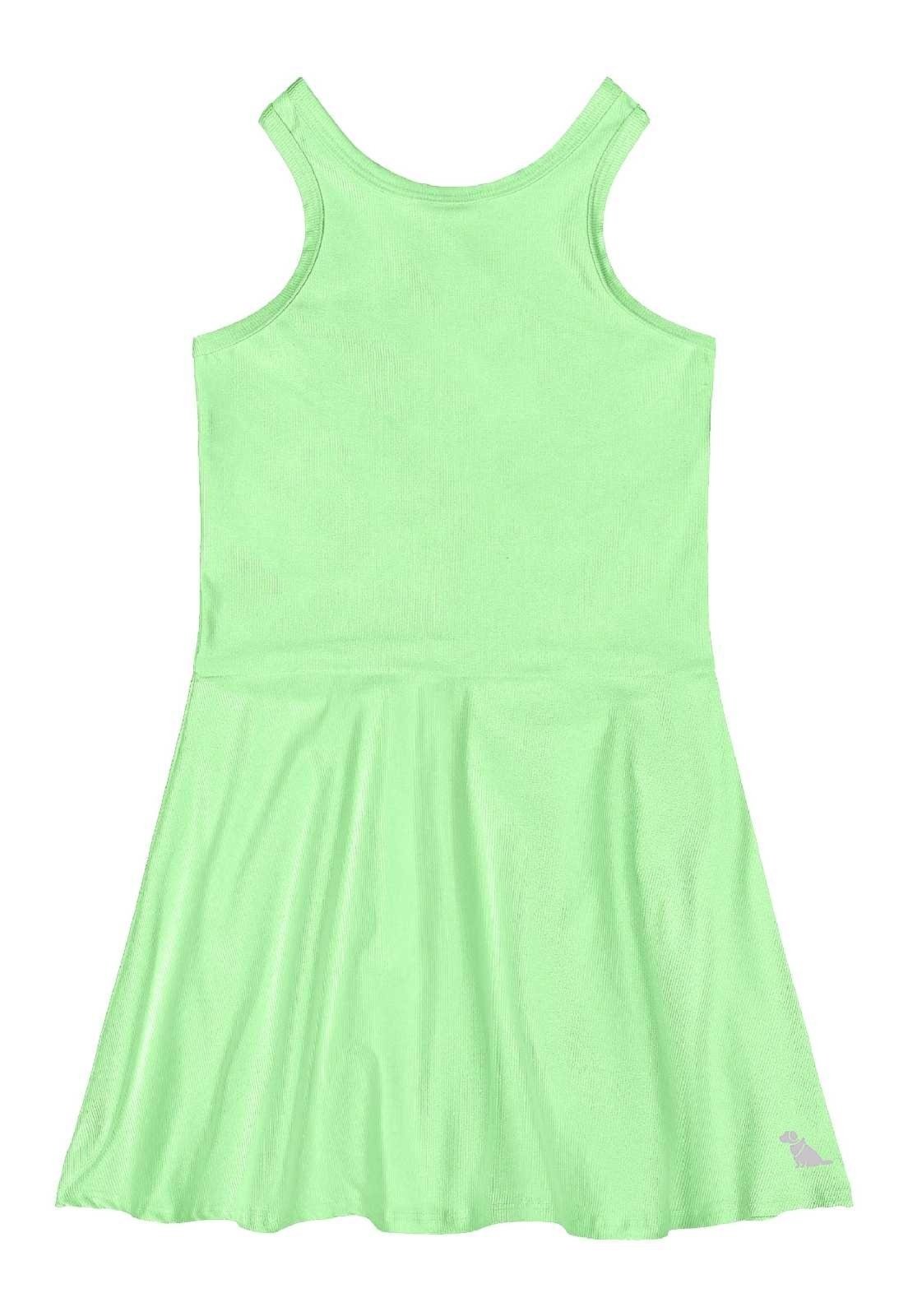 Infantil – Vestido Regata Quimby Verde