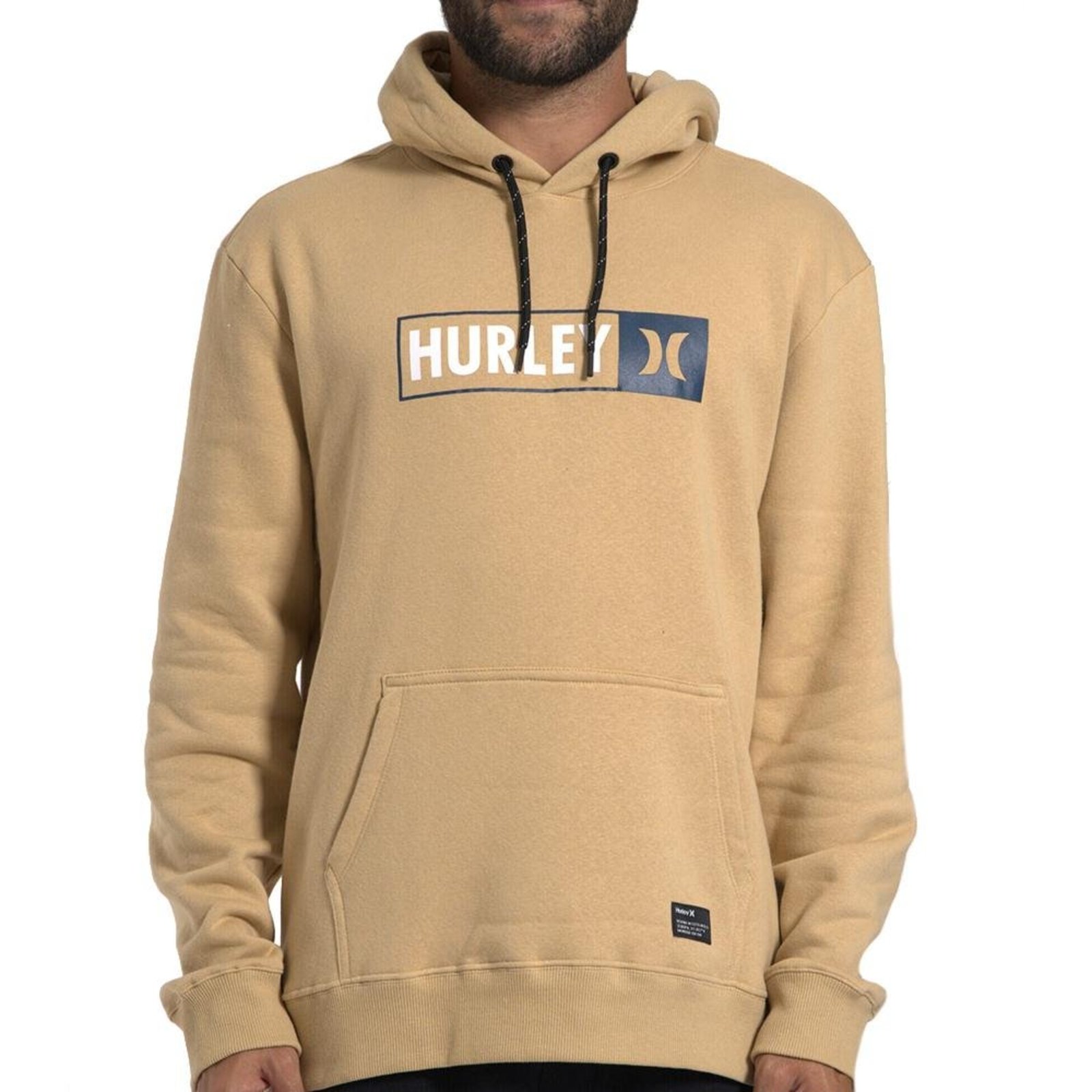 Moletom Hurley Canguru Track WT26 Masculino Bege