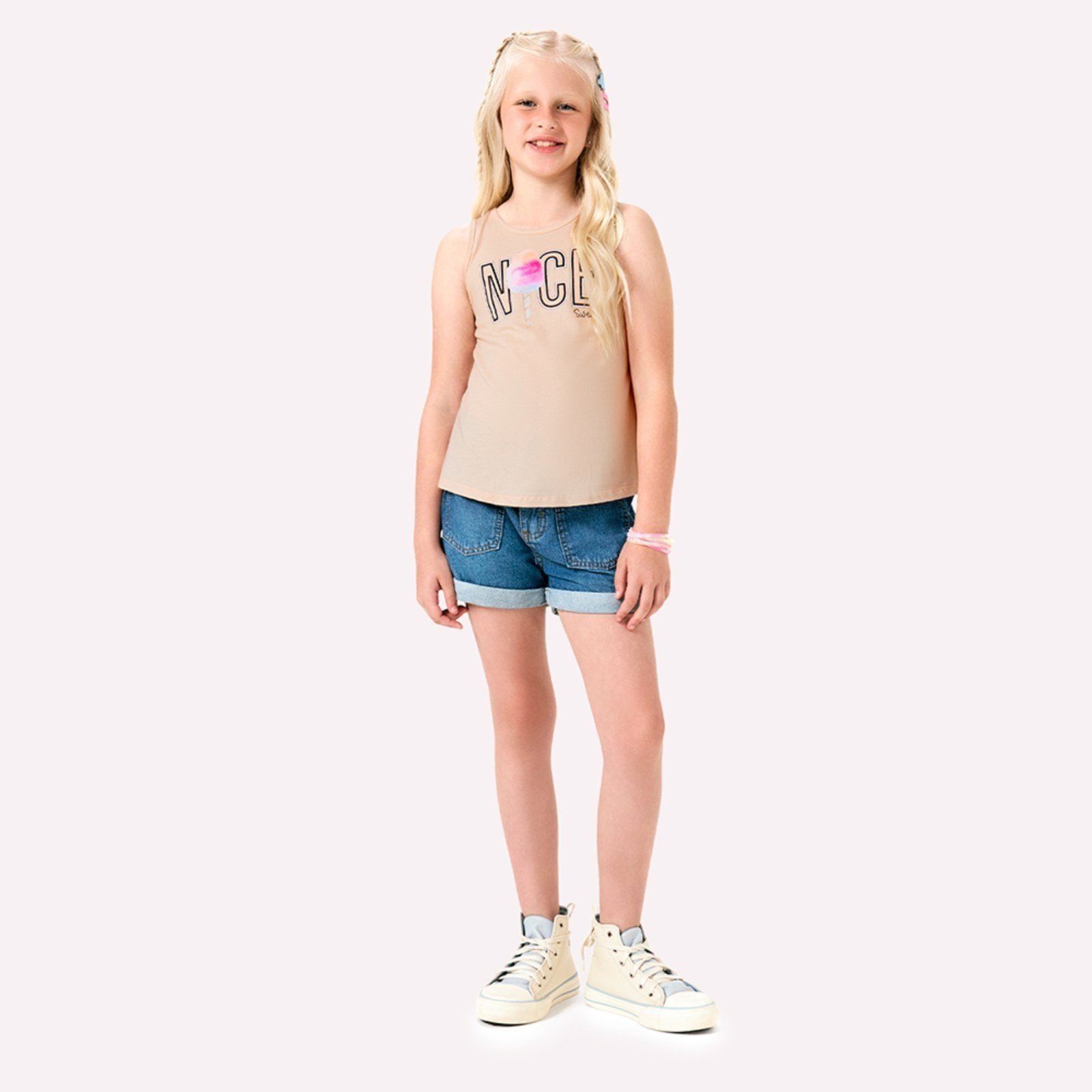 Infantil - Regata Menina Lettering Kyly