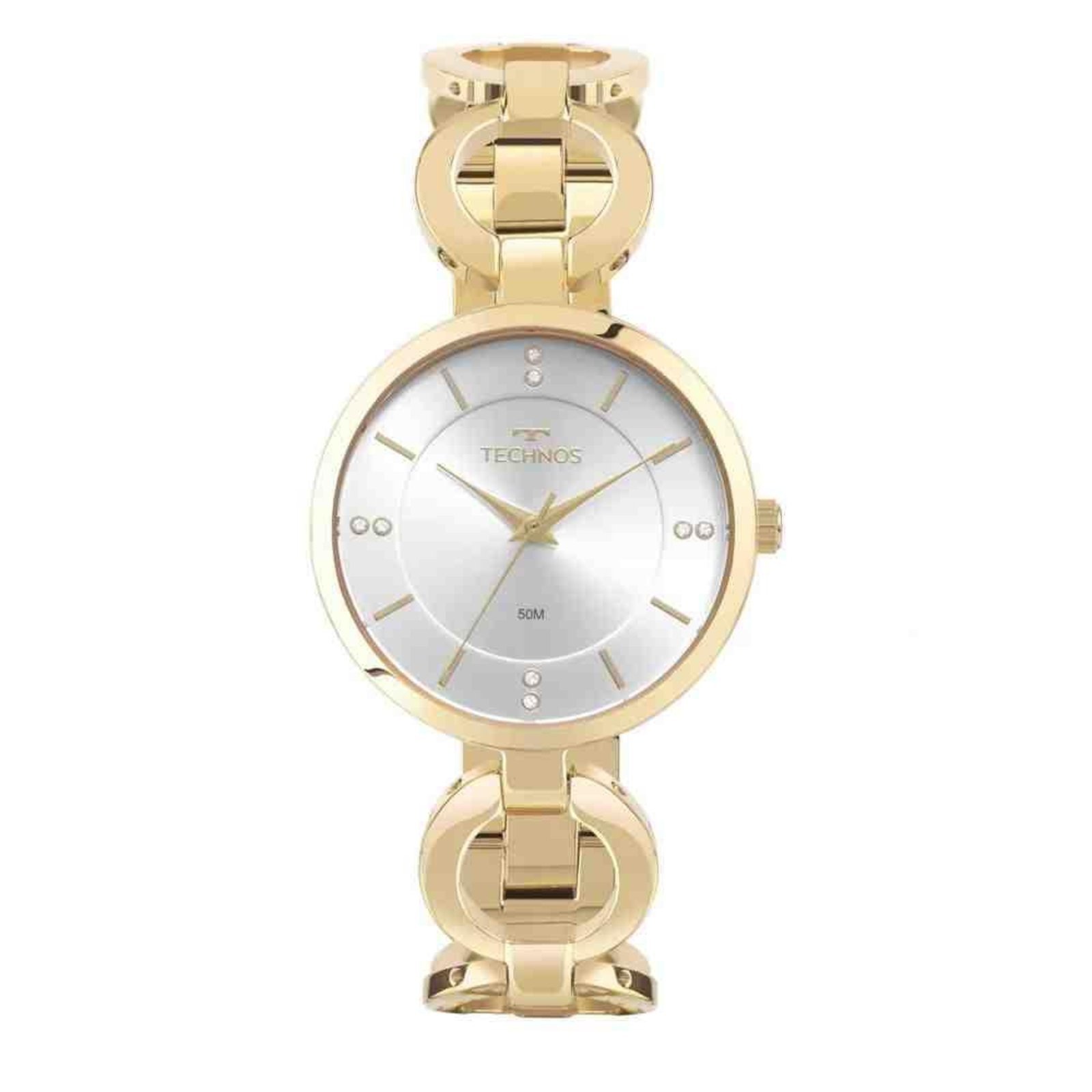 Relógio Dourado Elos Feminino Technos 2035MWM/1K